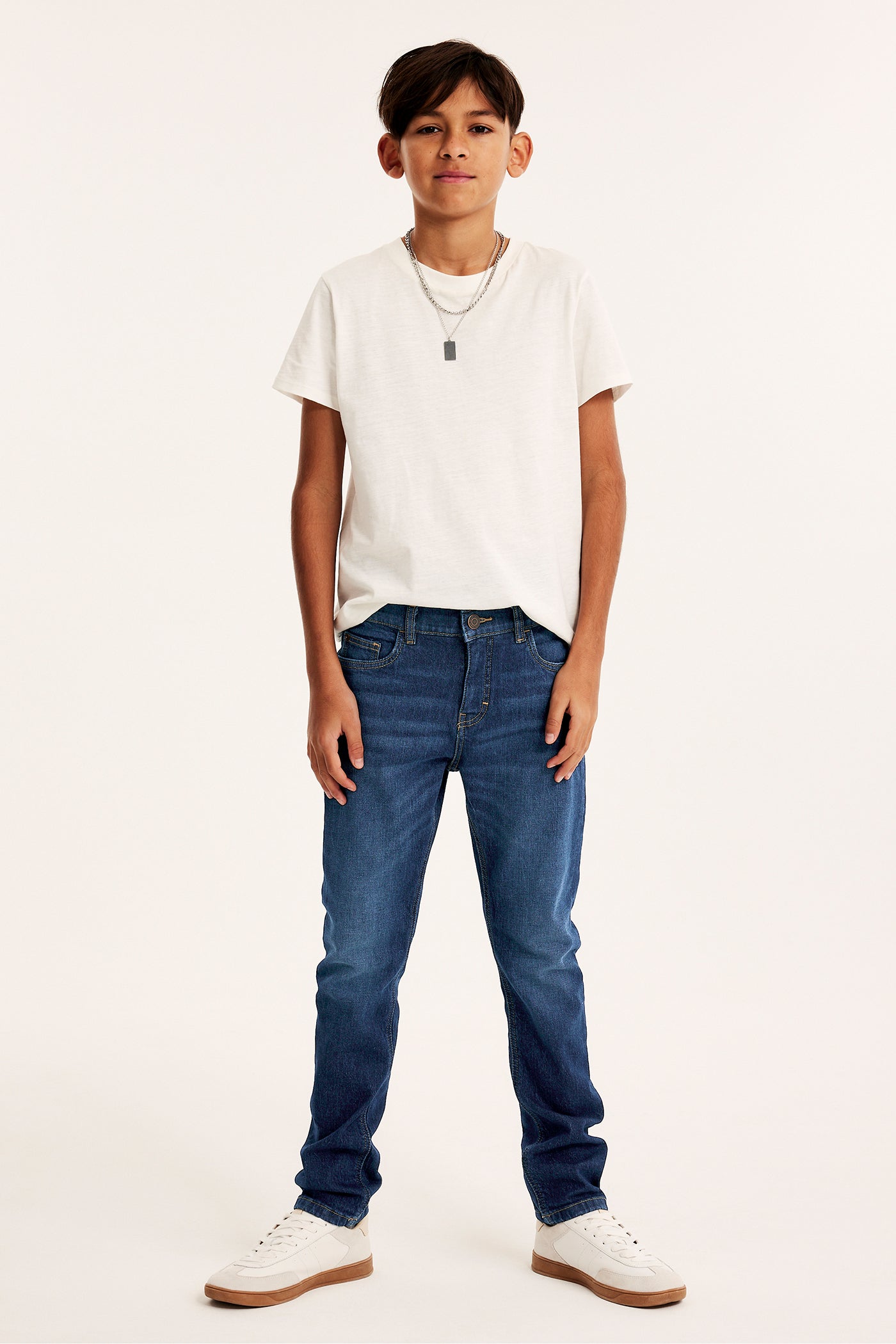 Dark denim