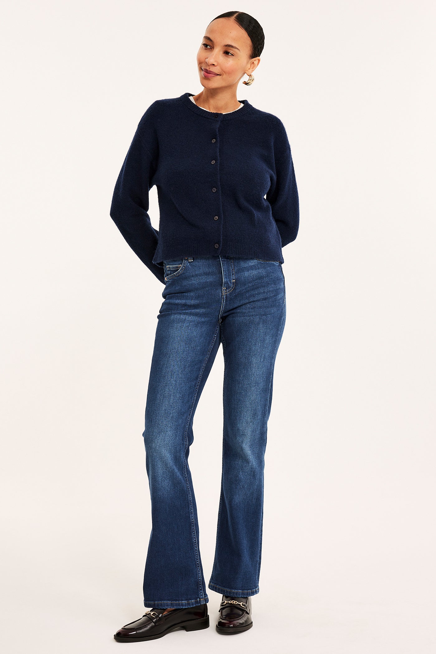 Dark denim