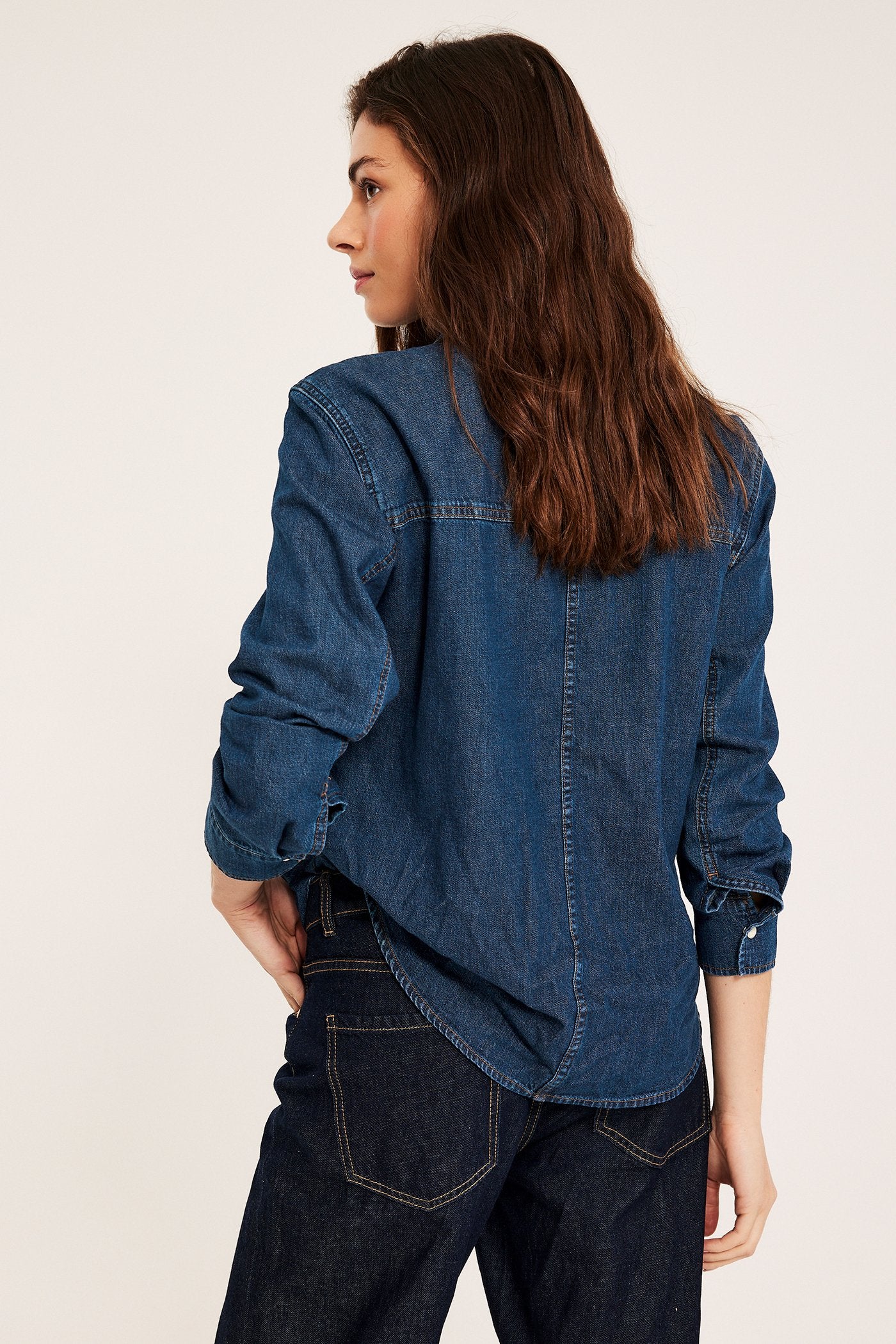 Dark denim
