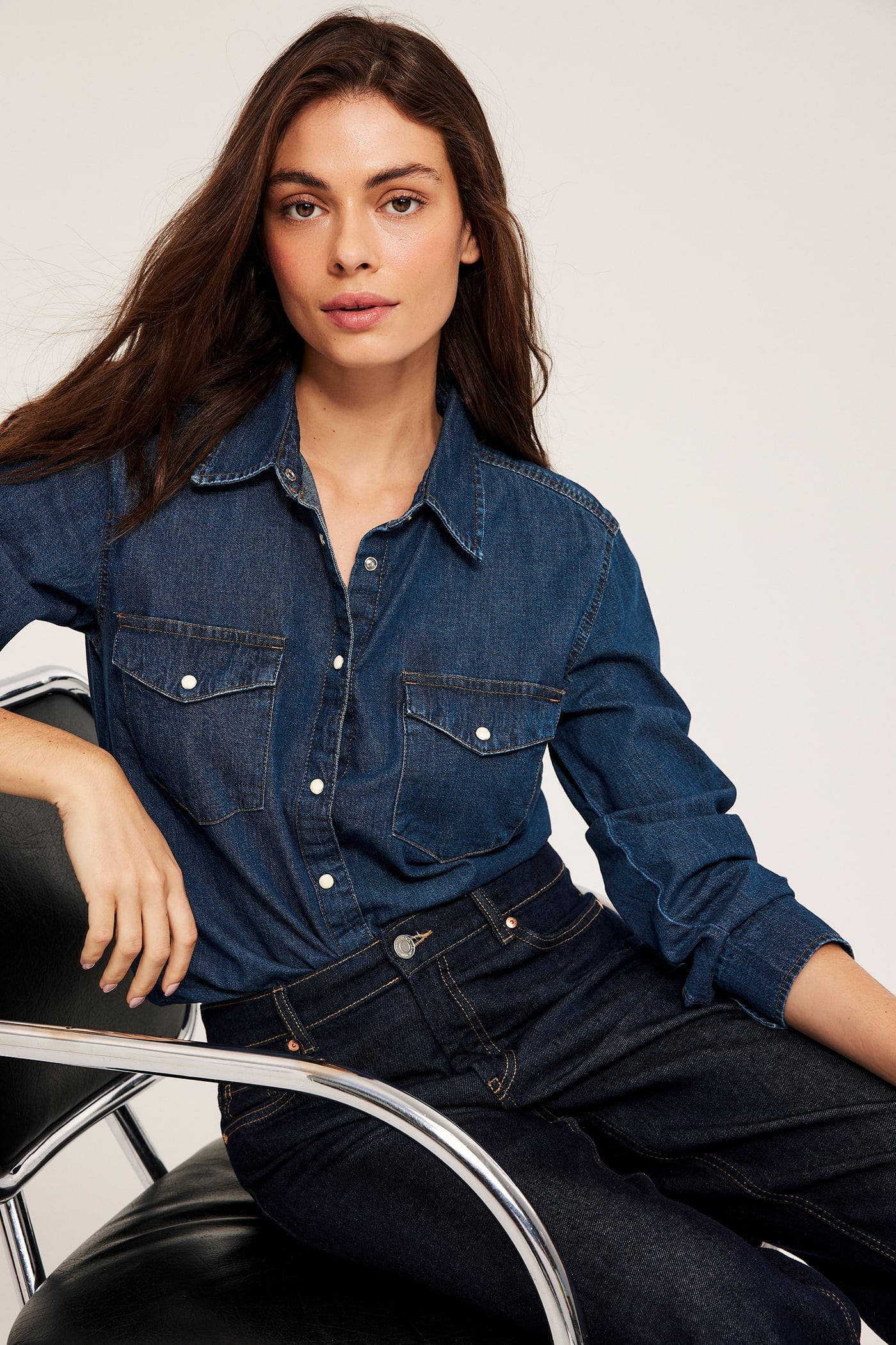 Dark denim