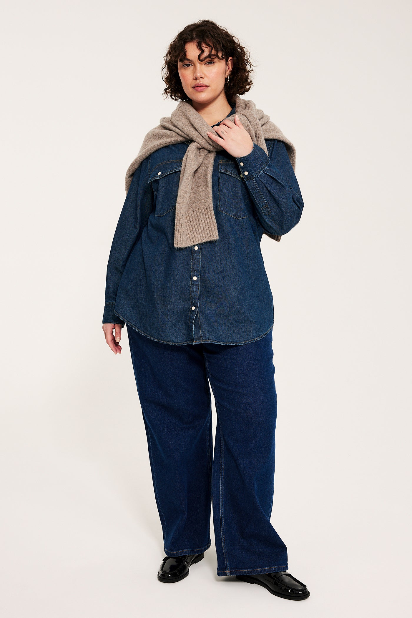 Dark denim
