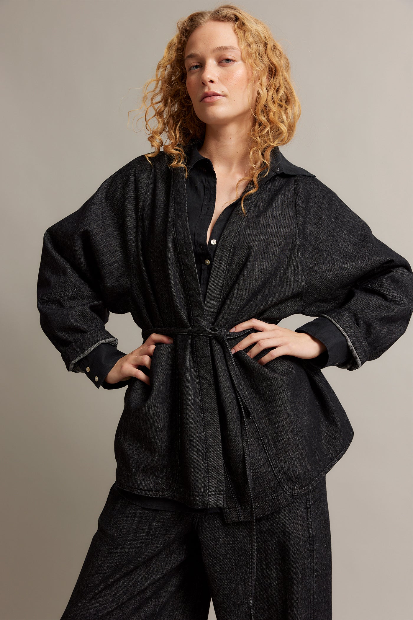 Black denim