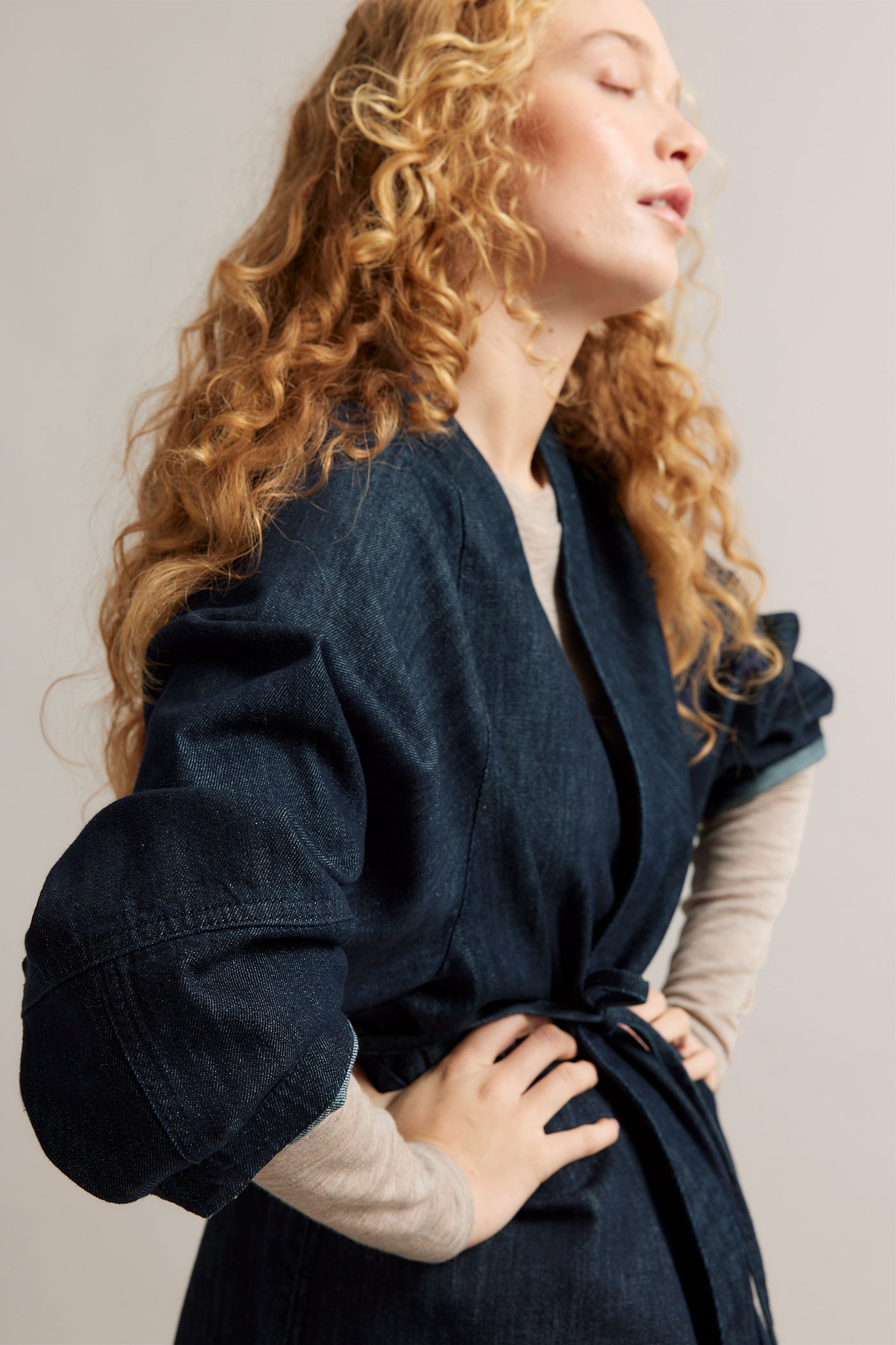 Dark denim