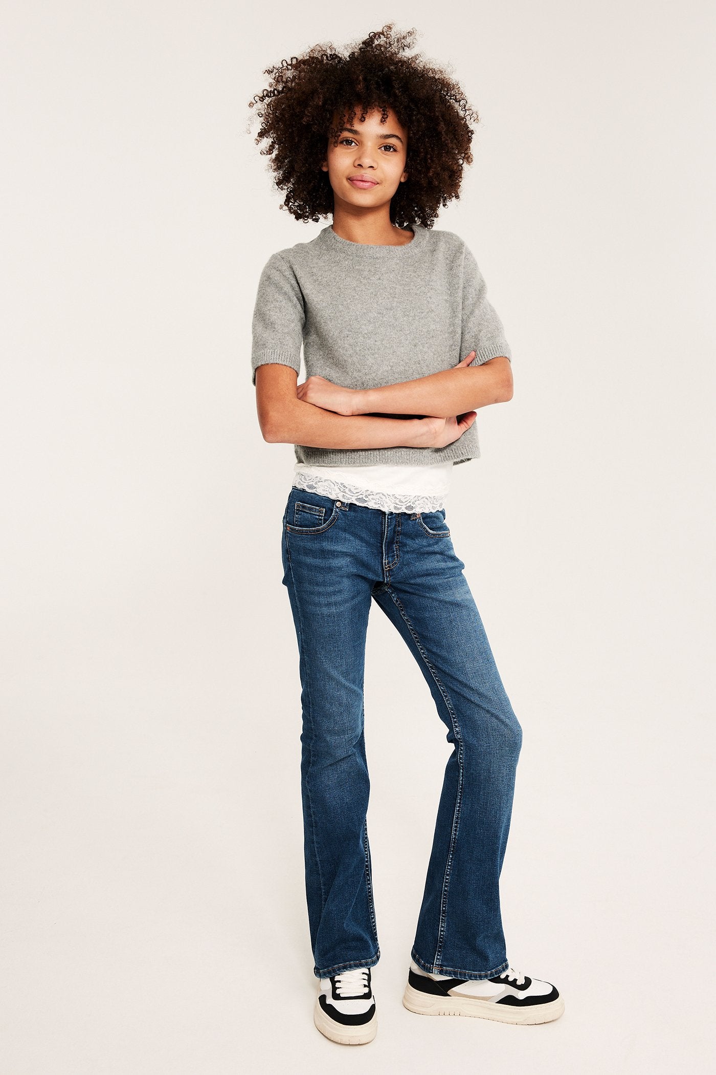 Dark denim