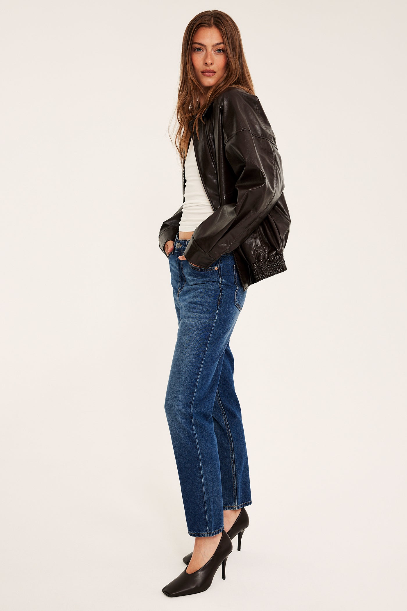 Dark denim