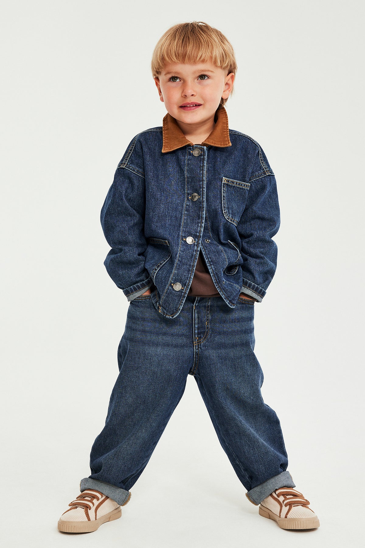 Dark denim
