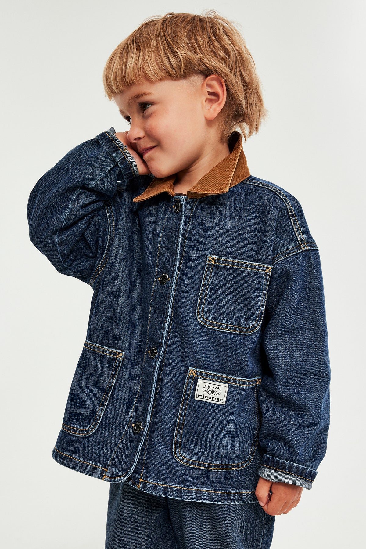 Dark denim