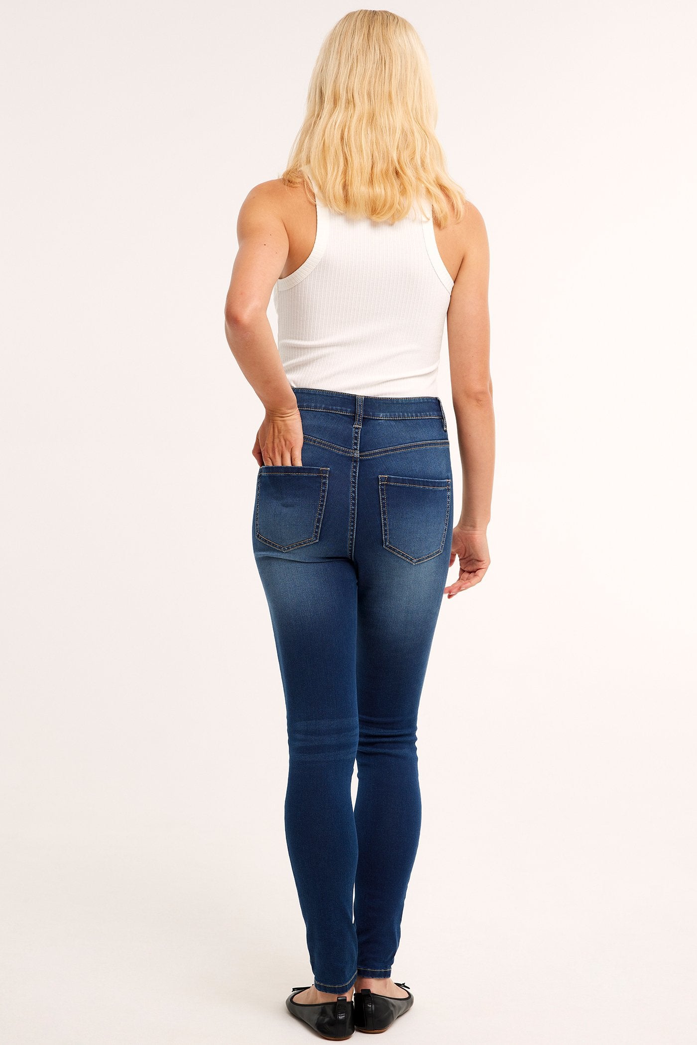 Dark denim