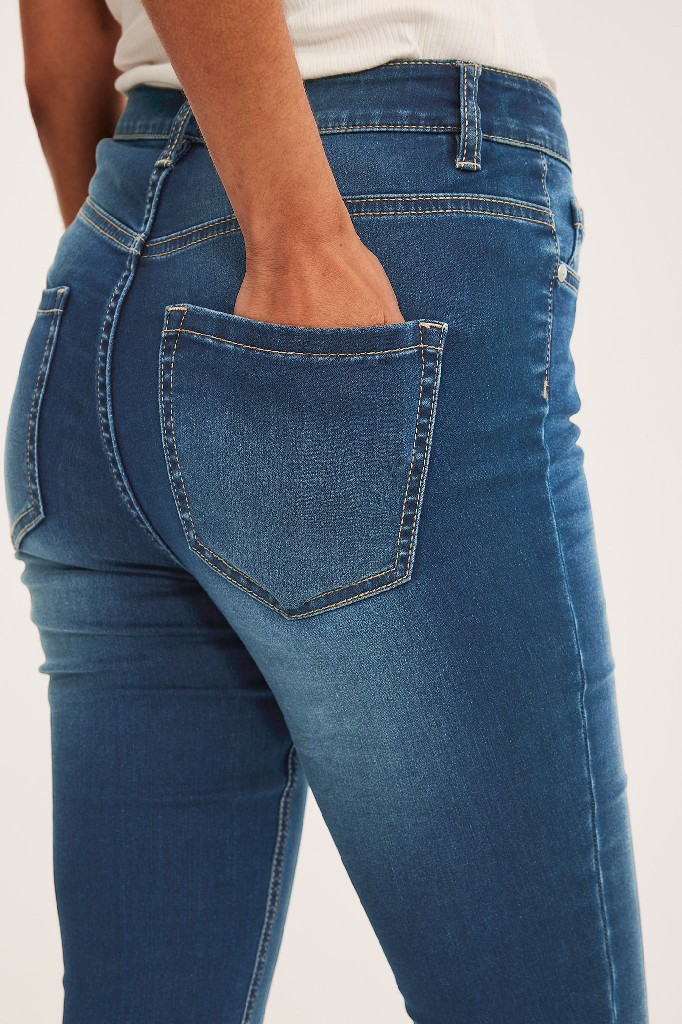Dark denim