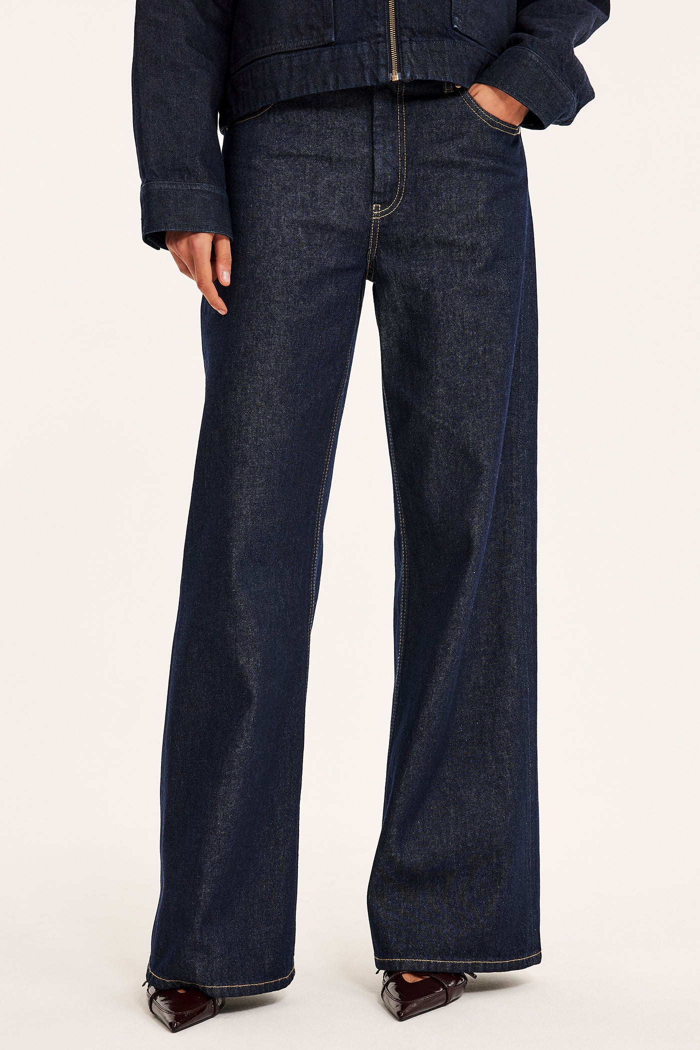 Dark denim