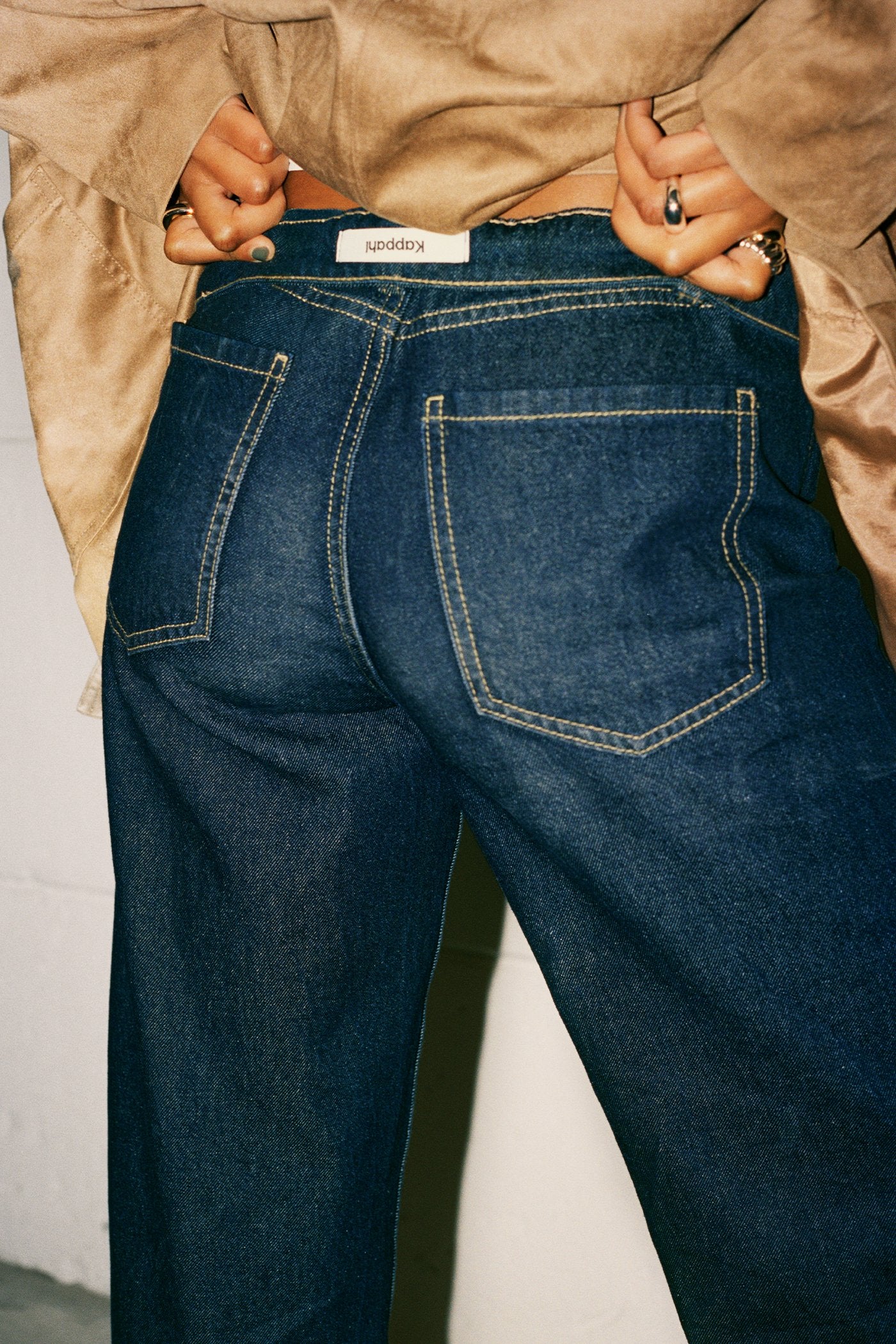 Dark denim