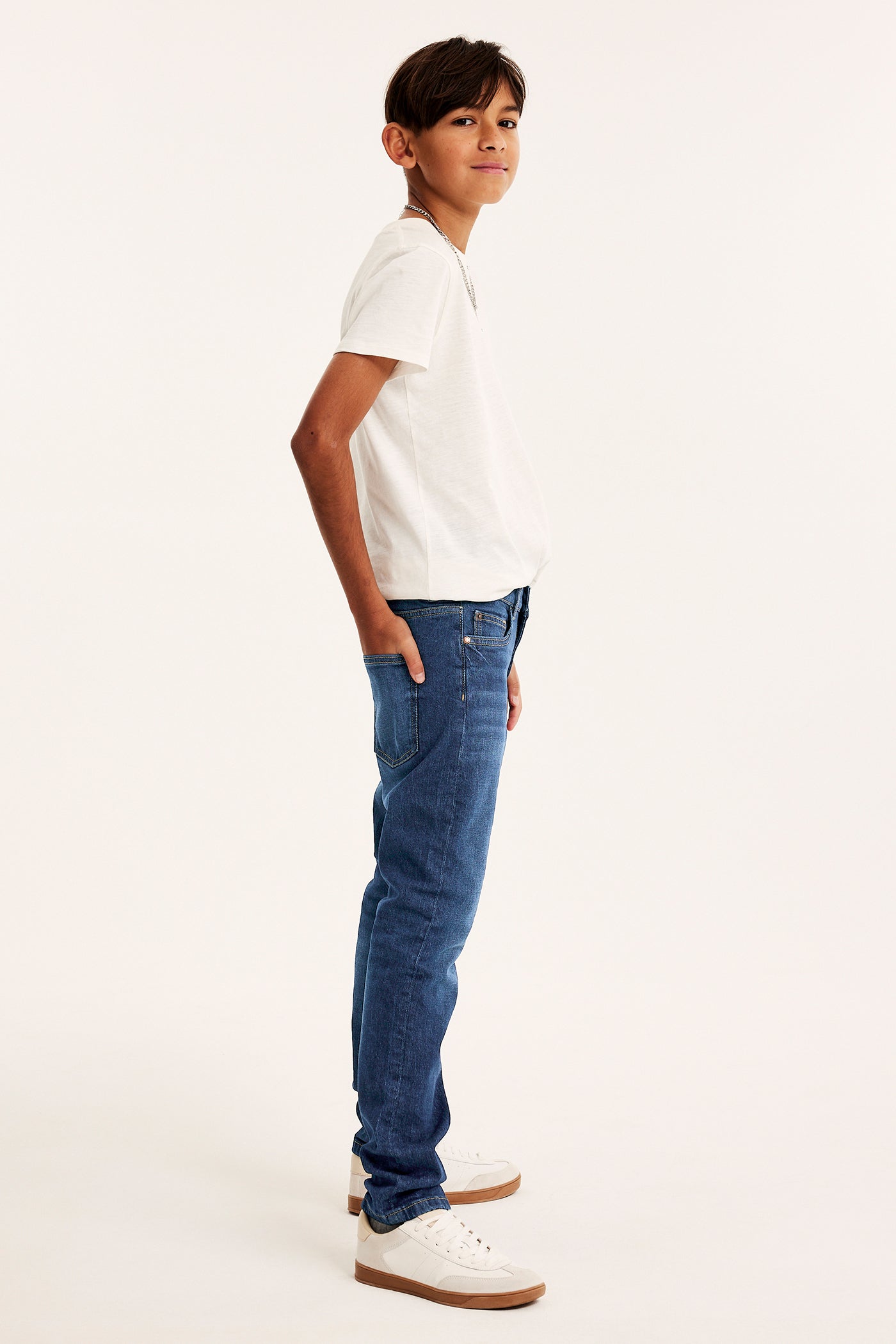 Dark denim