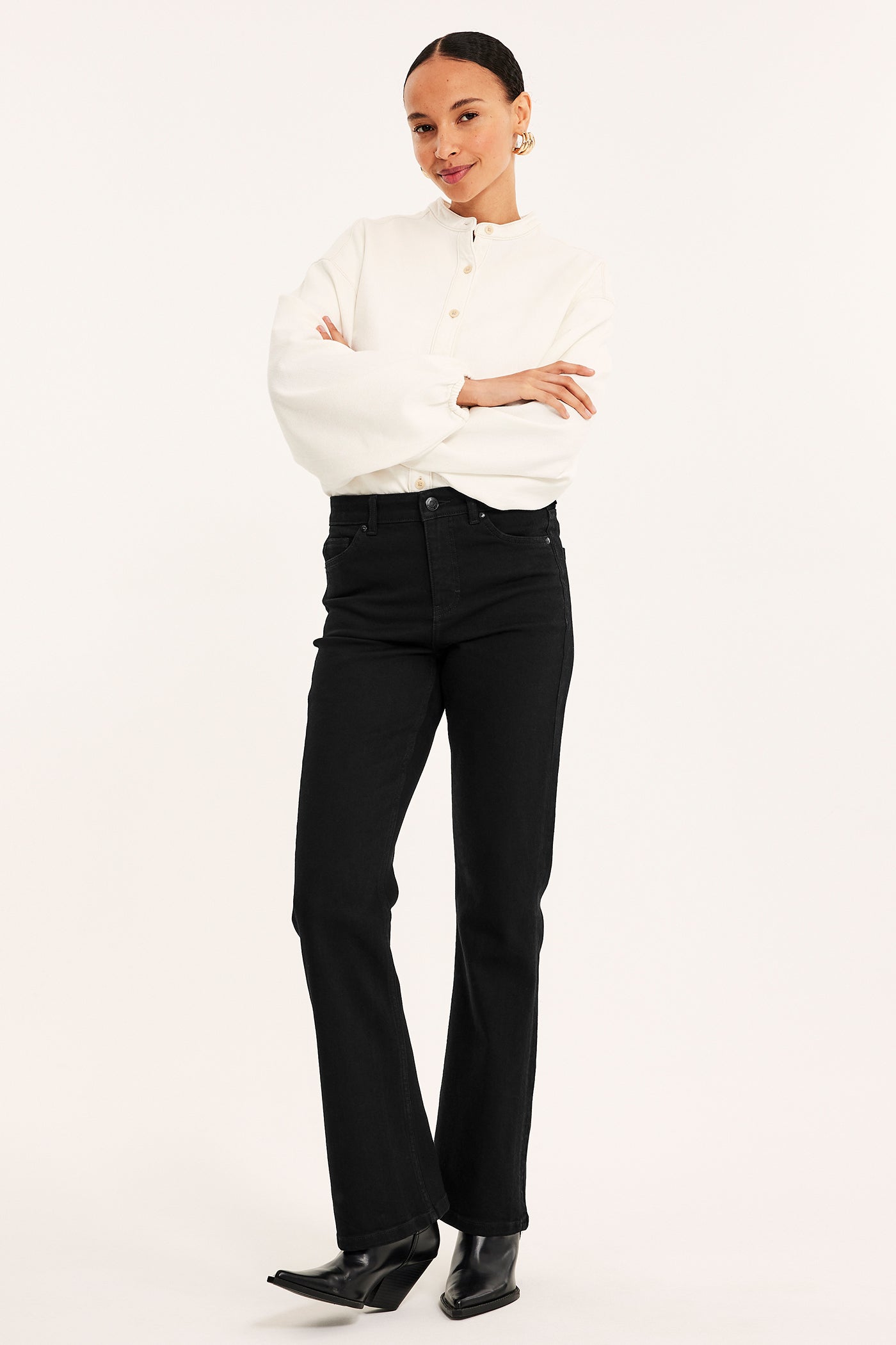 Black denim