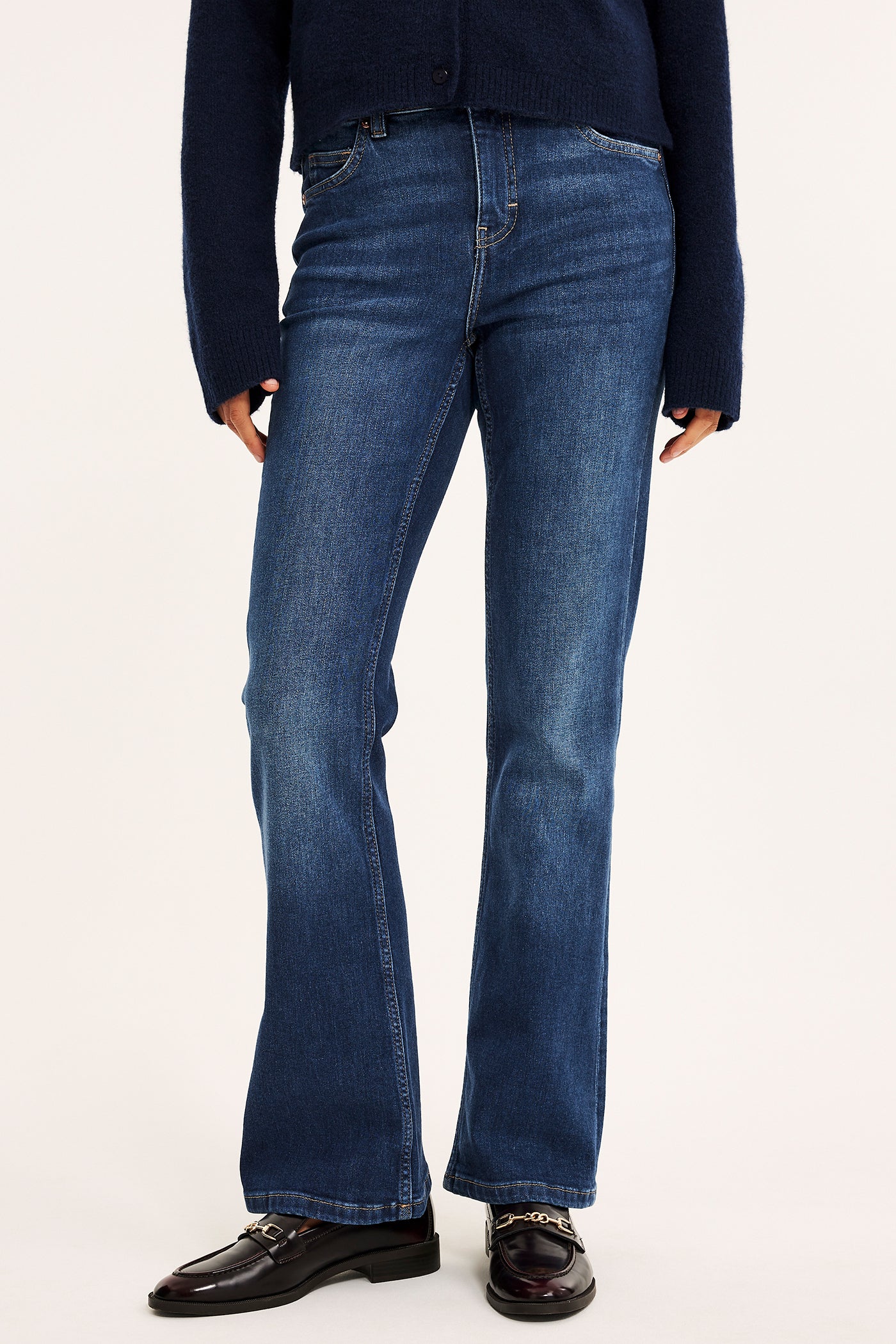 Dark denim