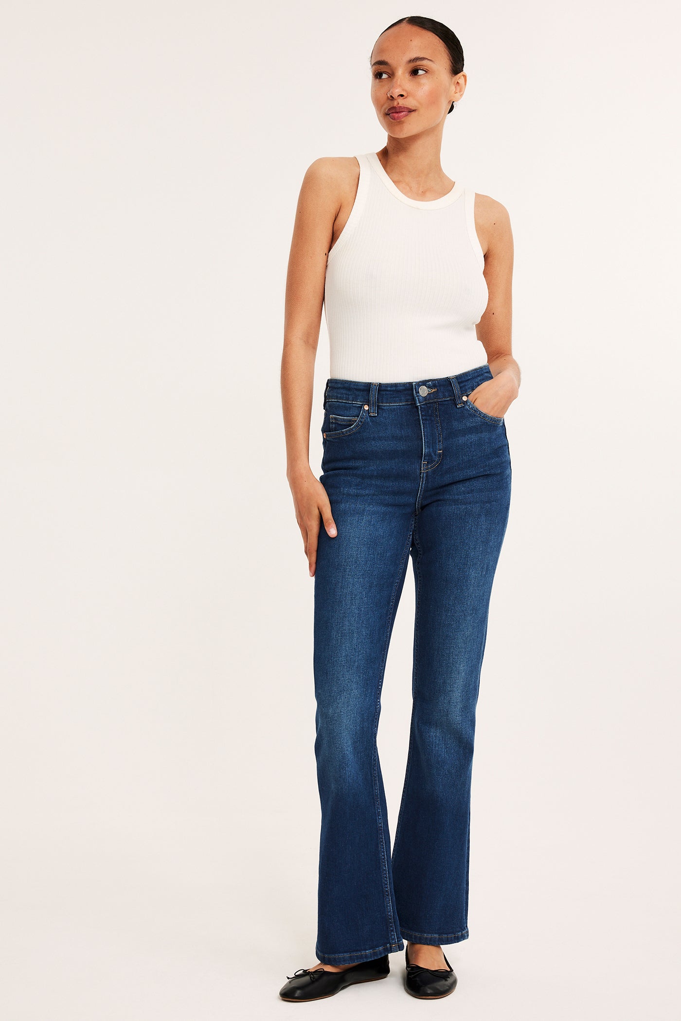 Dark denim