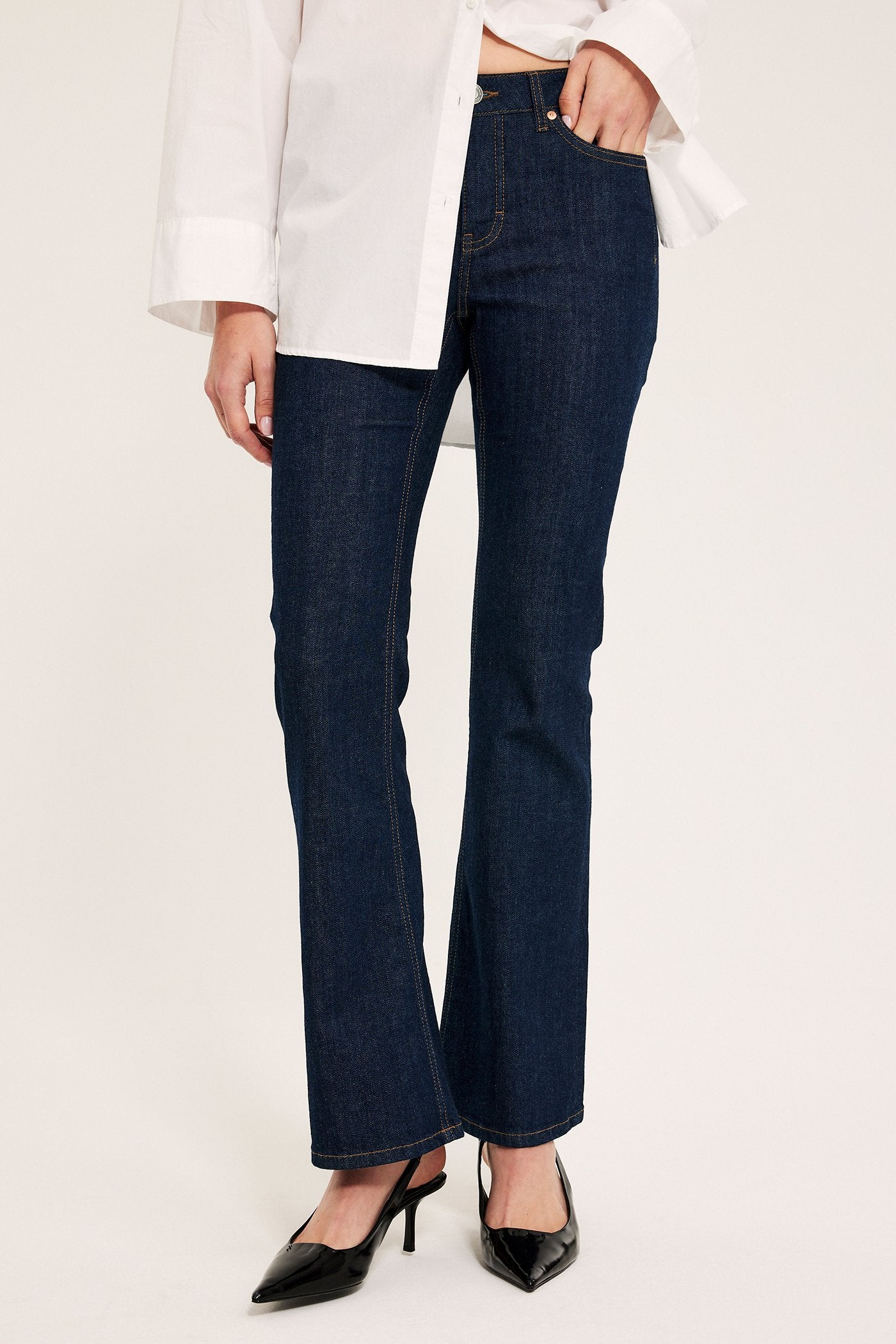 Dark denim