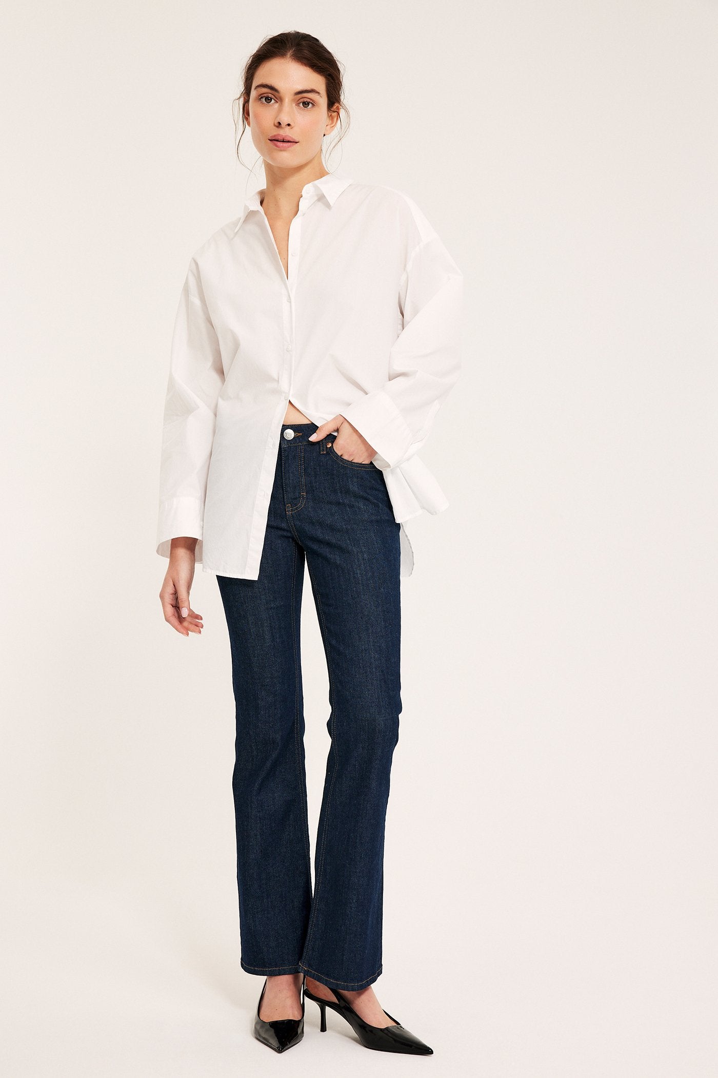 Dark denim