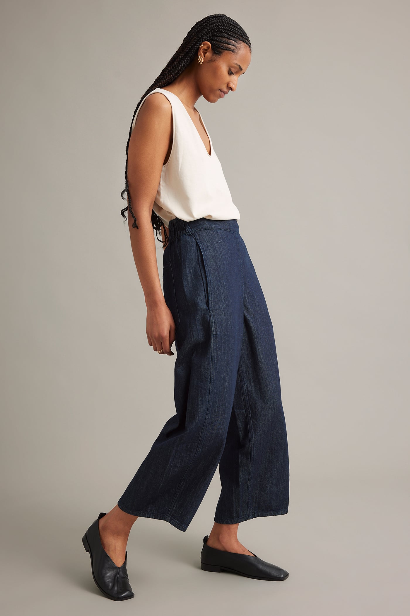 Dark denim