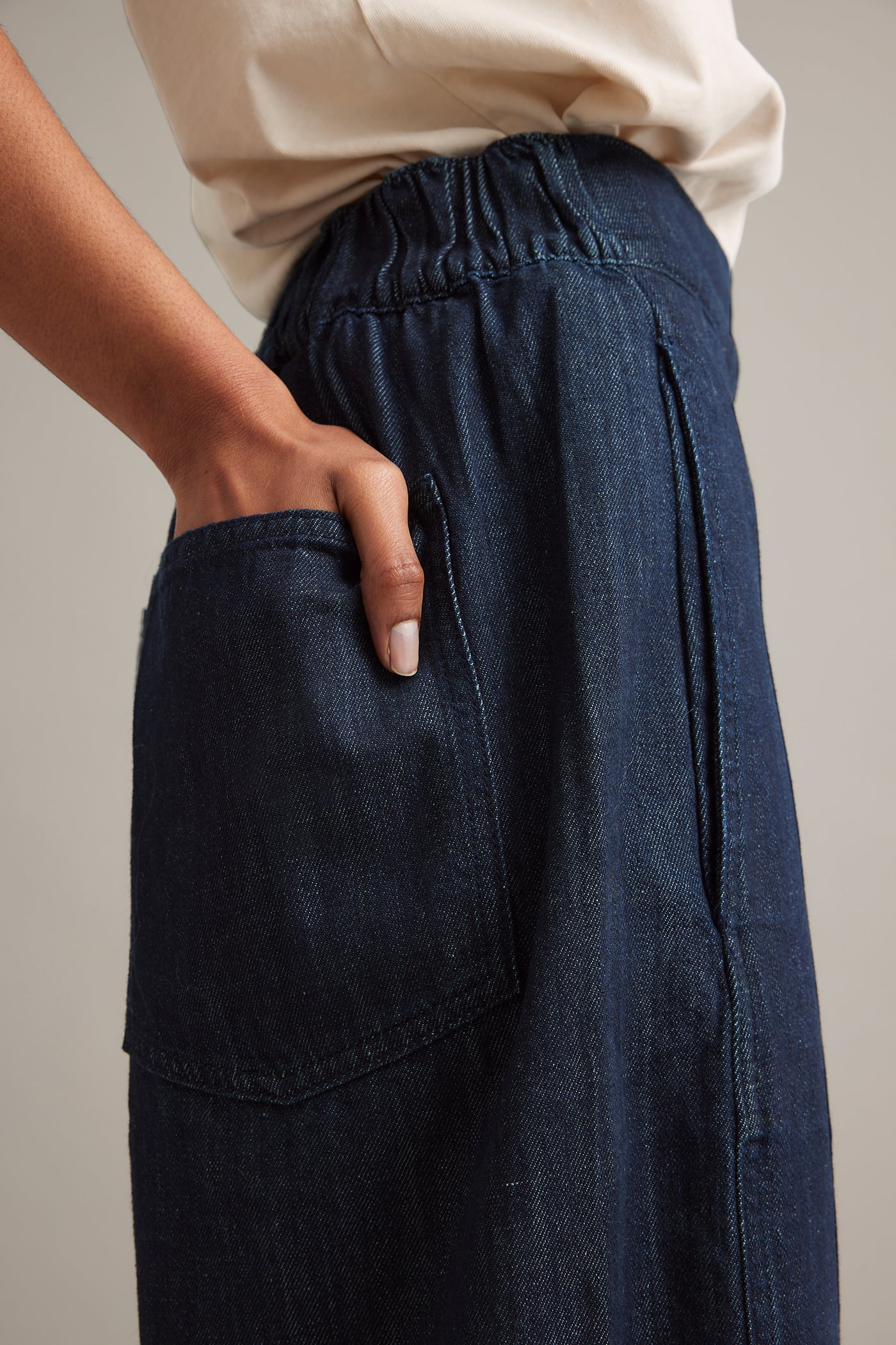 Dark denim