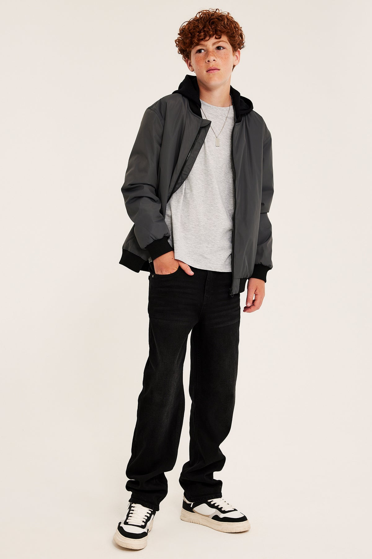 Black denim