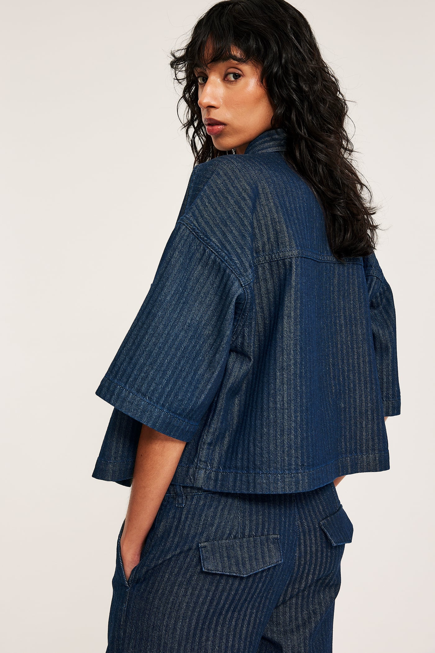 Dark denim