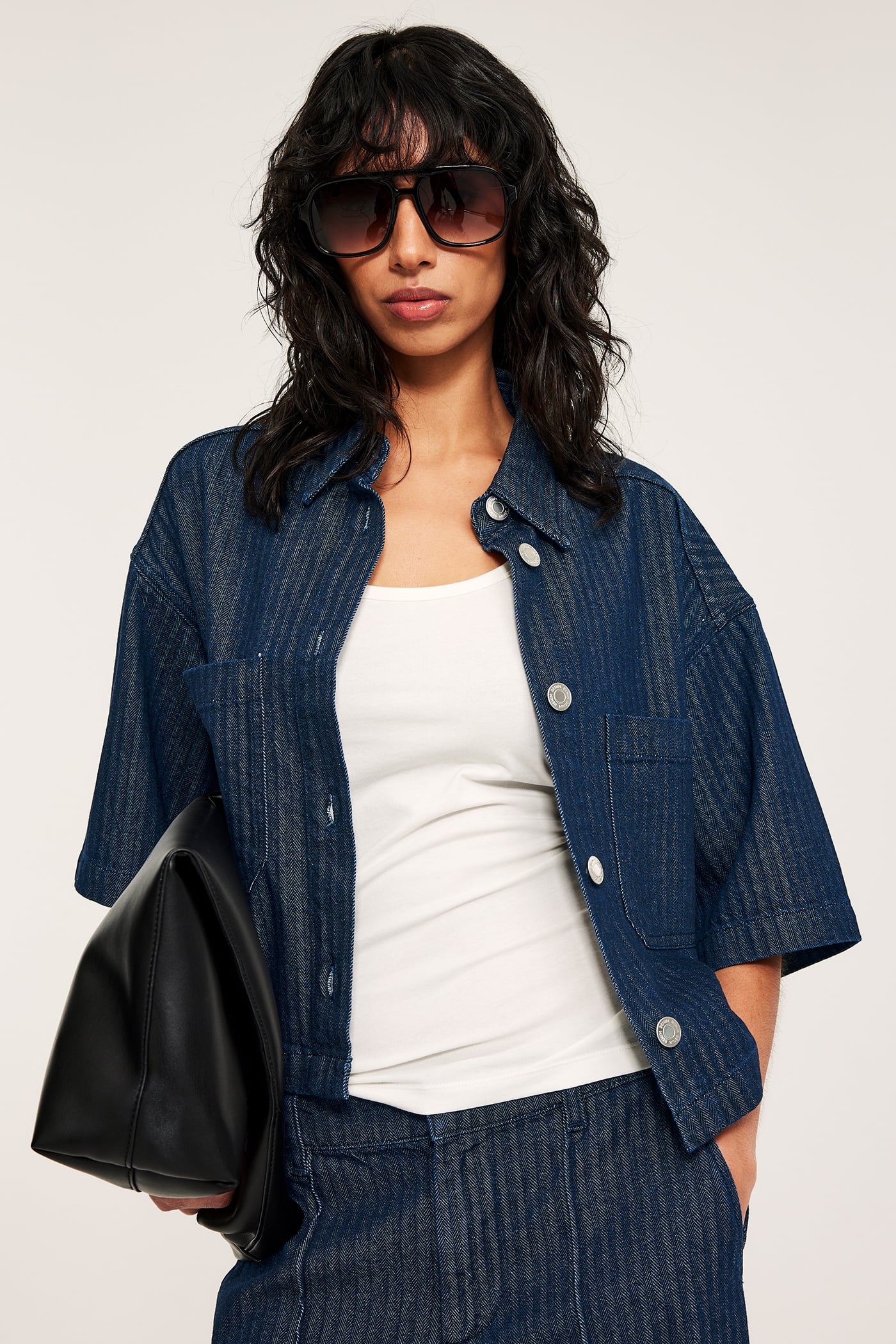 Dark denim