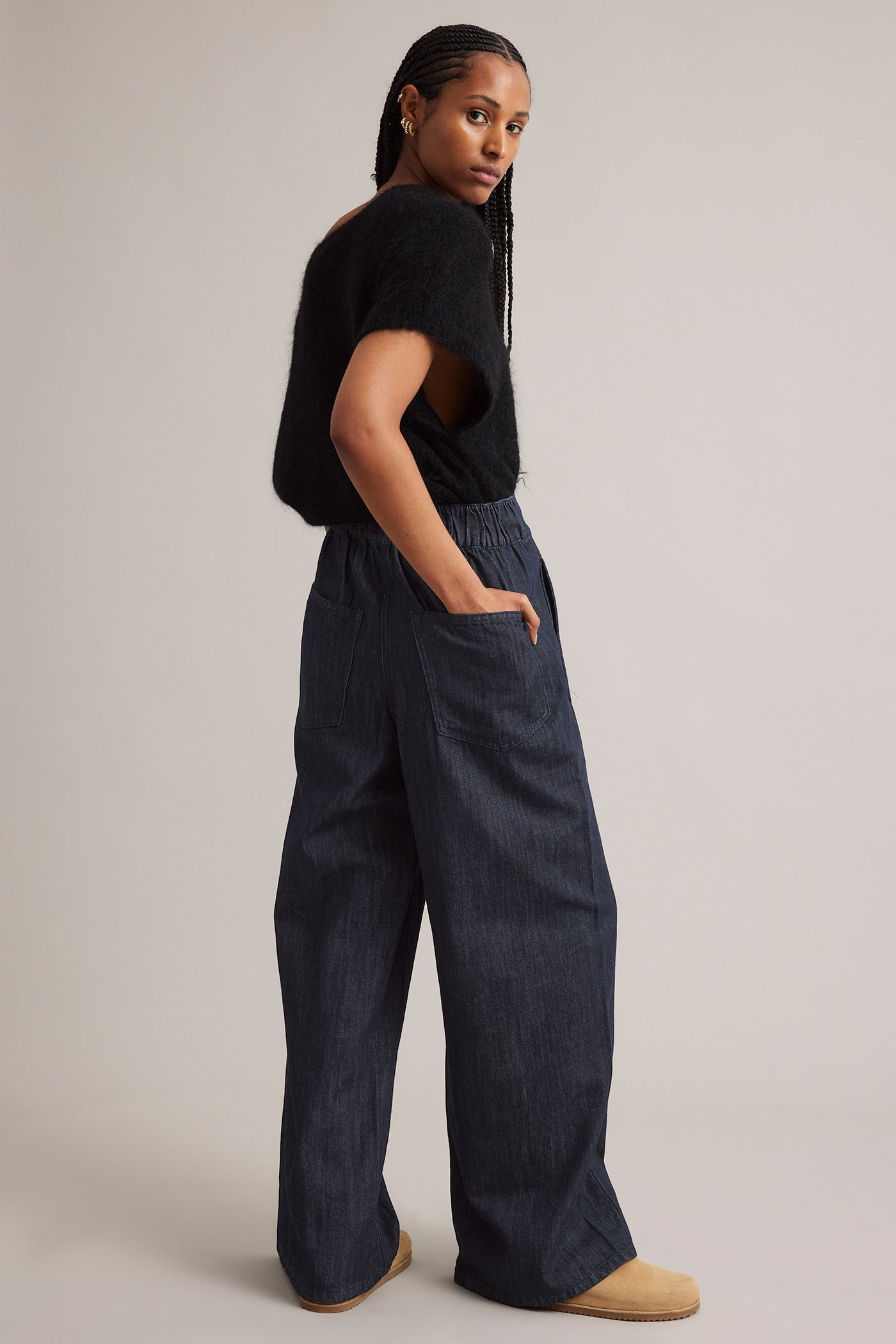 Dark denim