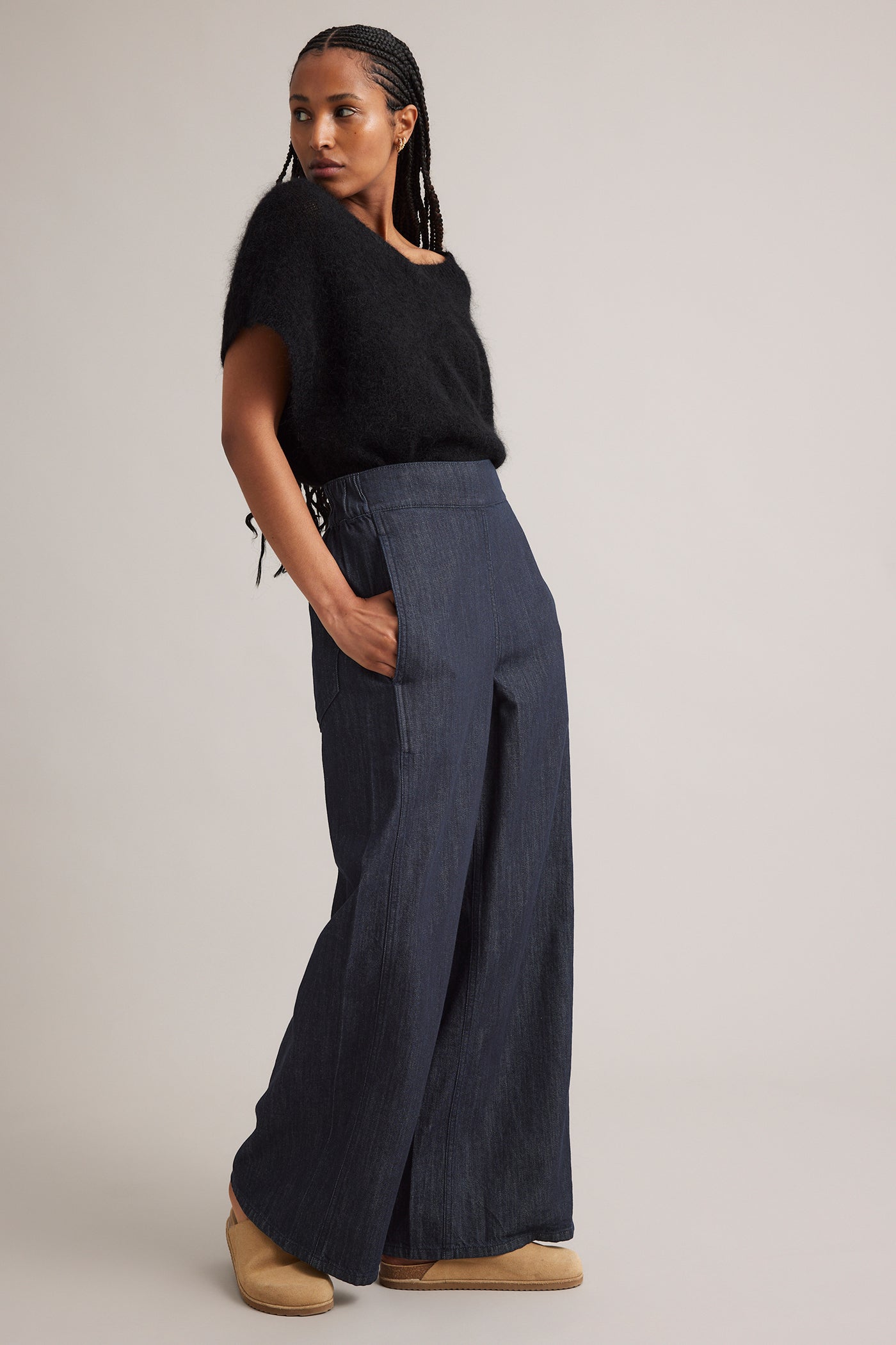 Dark denim