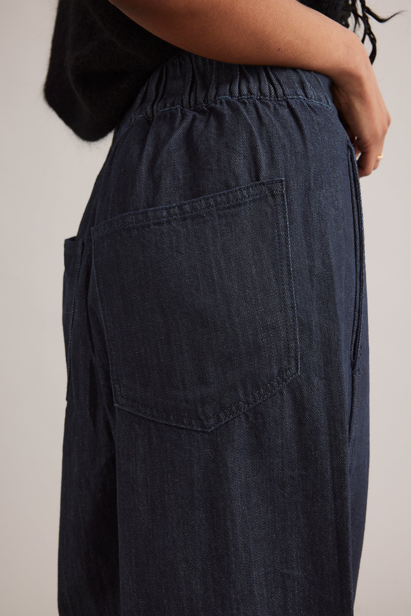 Dark denim