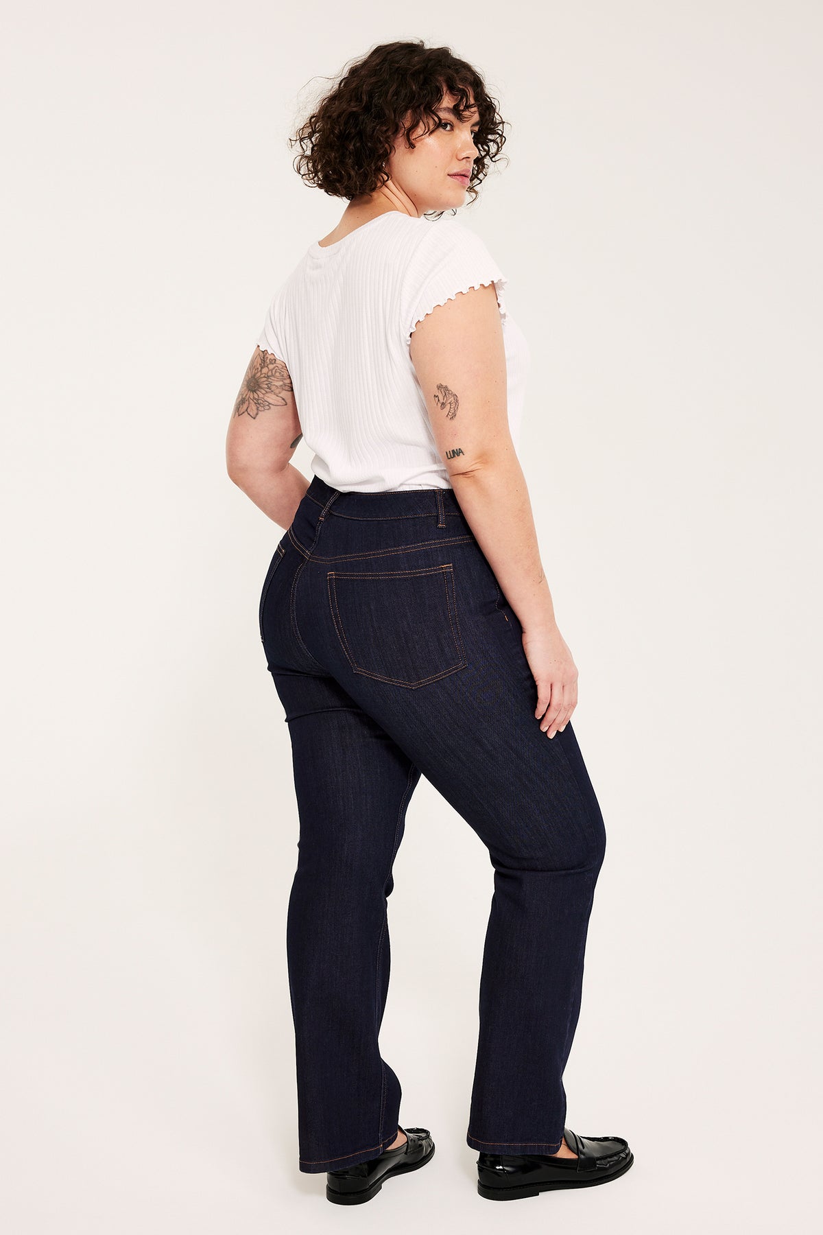 Dark denim