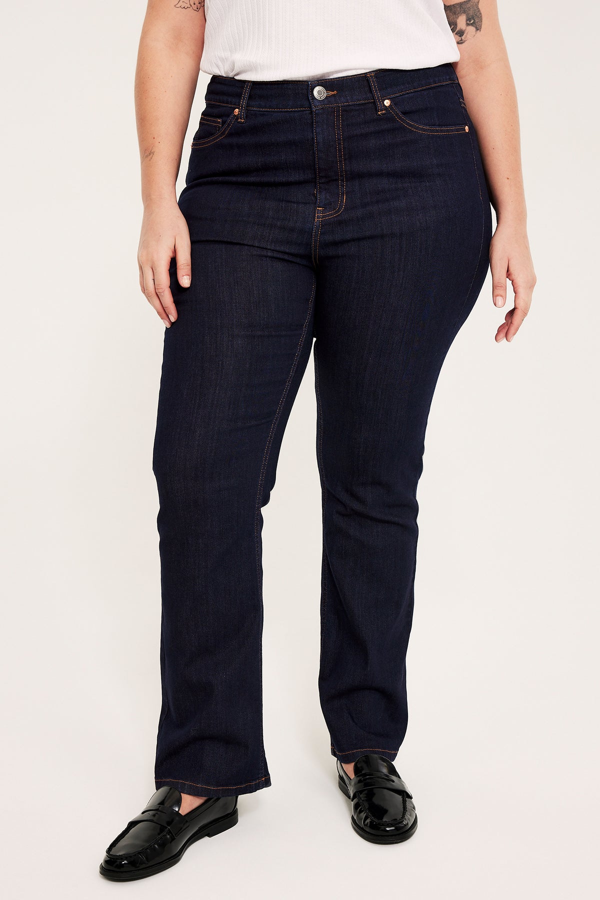 Dark denim