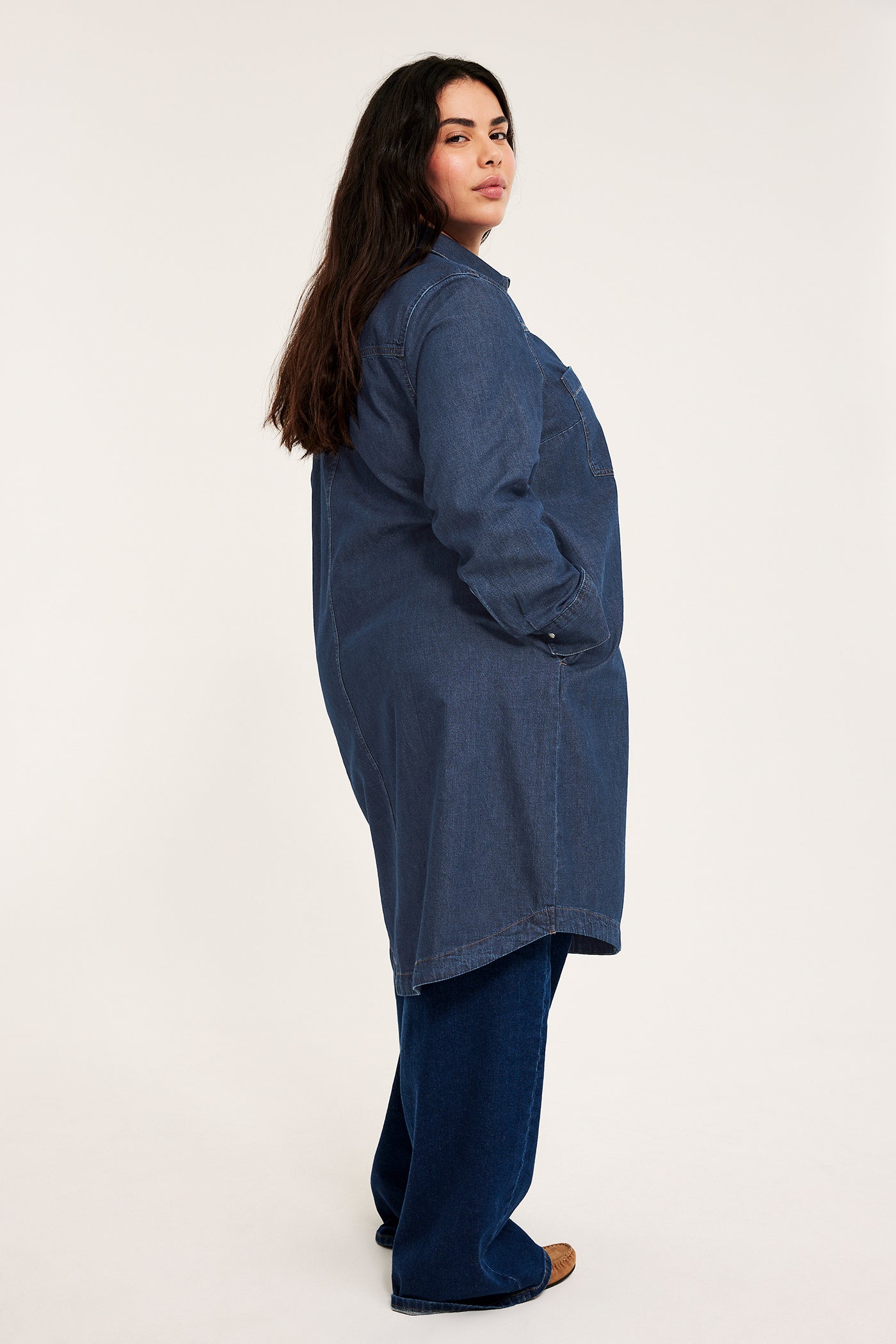Dark denim