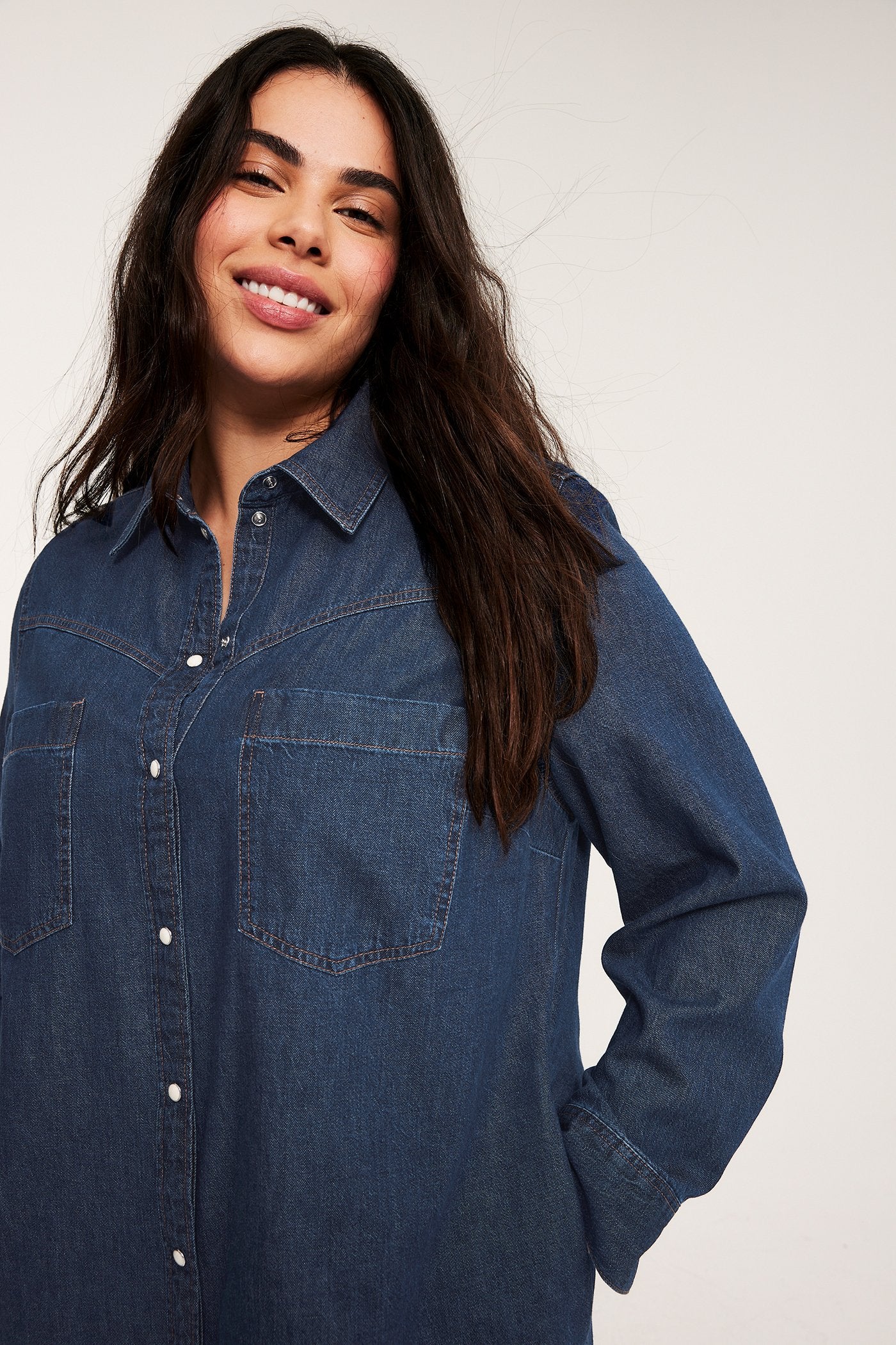 Dark denim