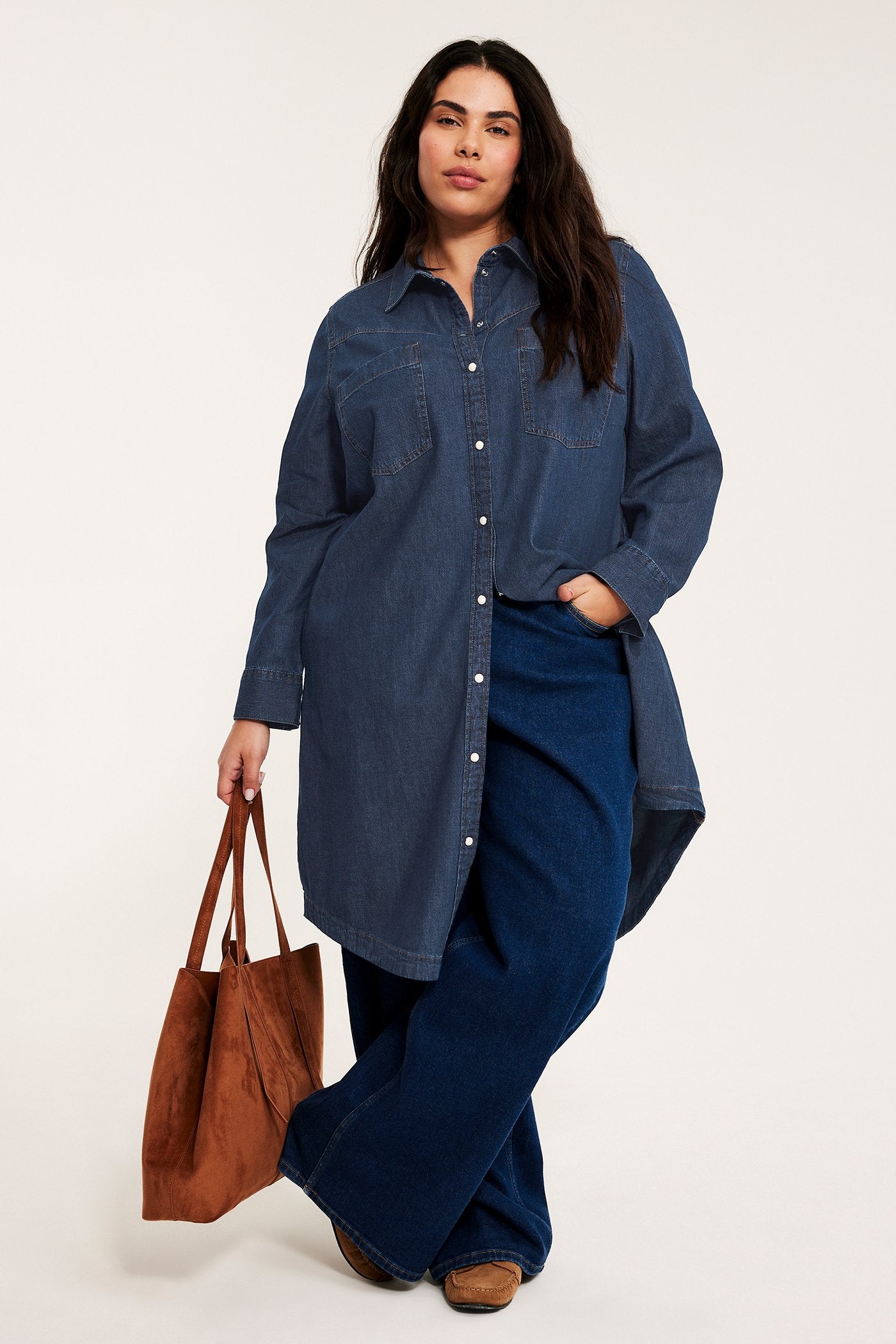 Dark denim