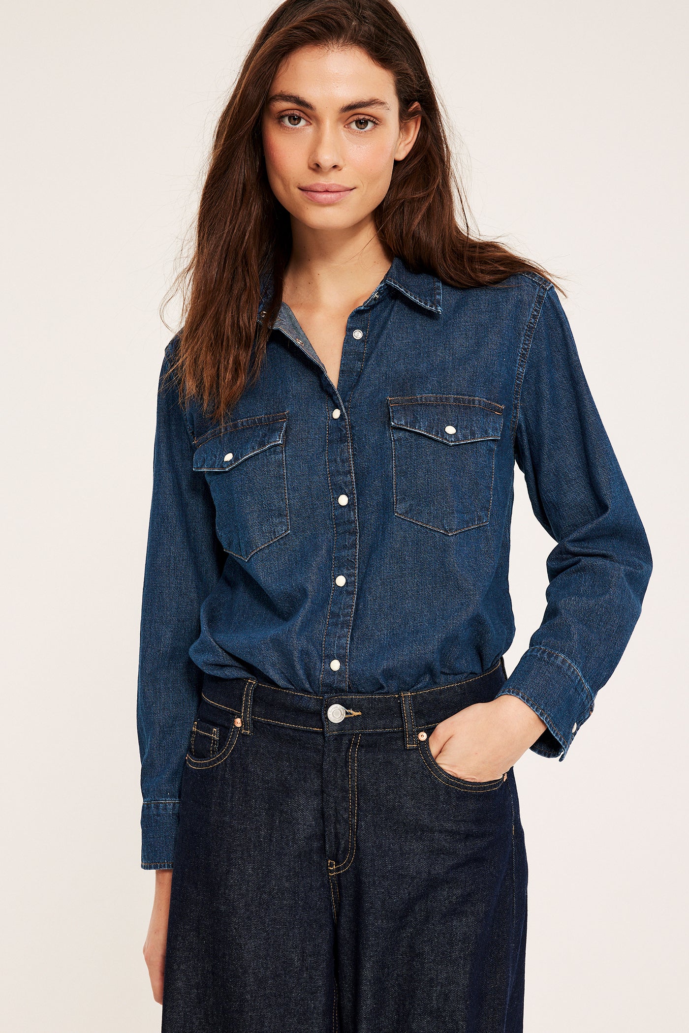 Dark denim