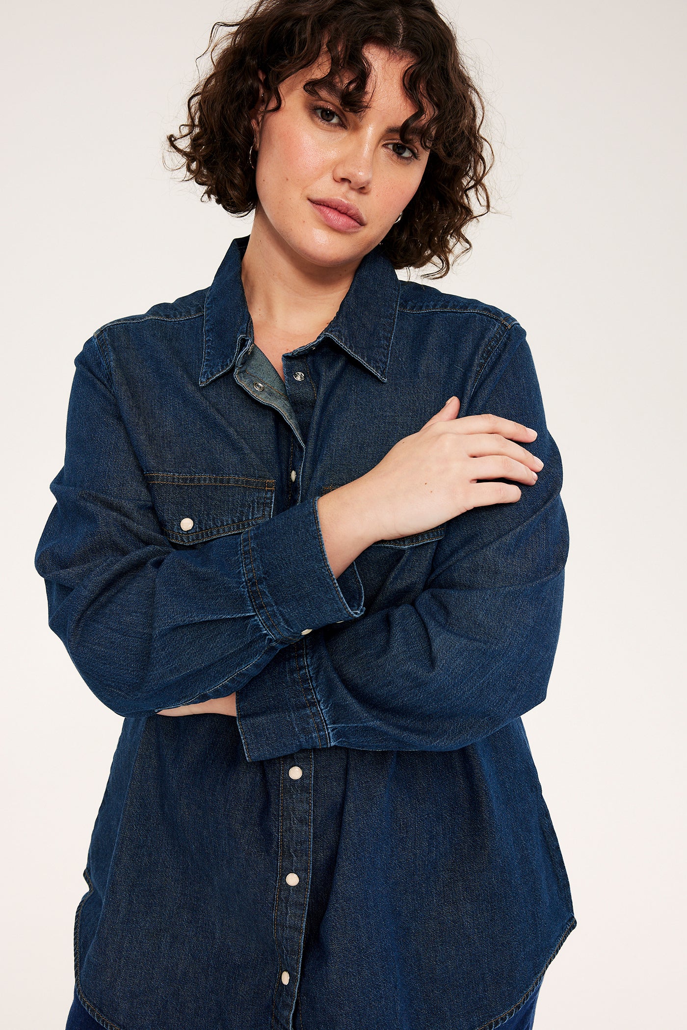 Dark denim