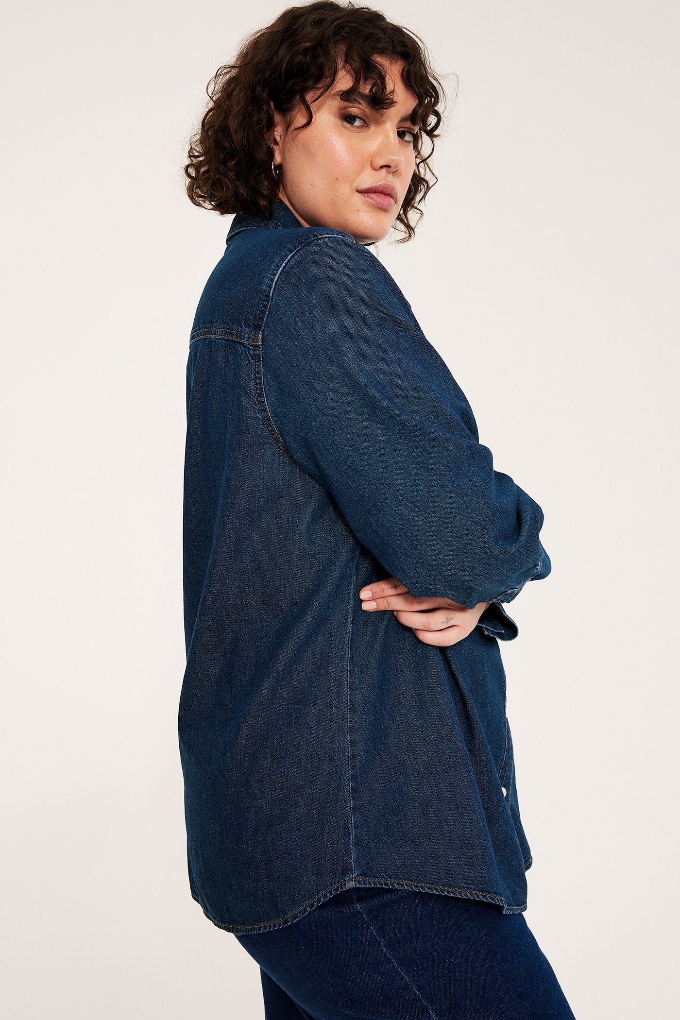 Dark denim