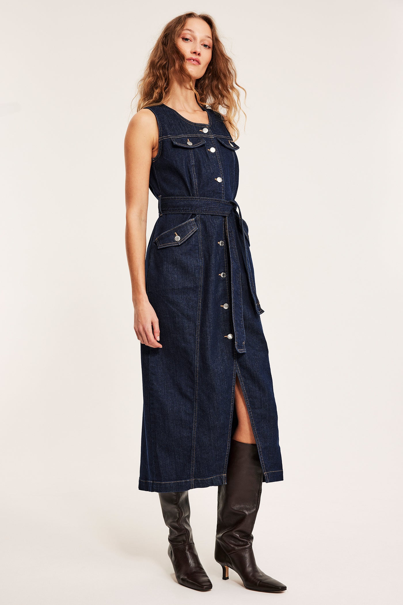 Dark denim