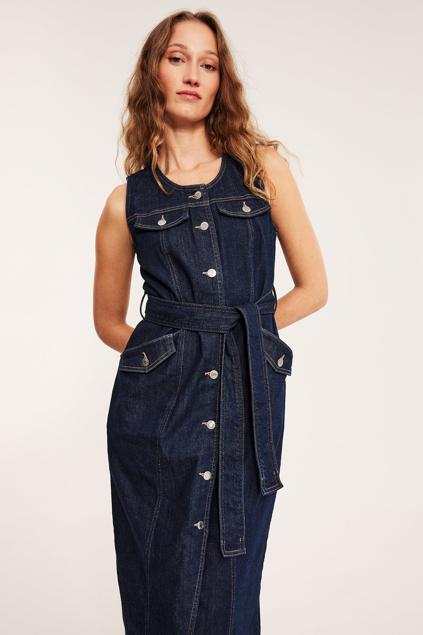 Dark denim