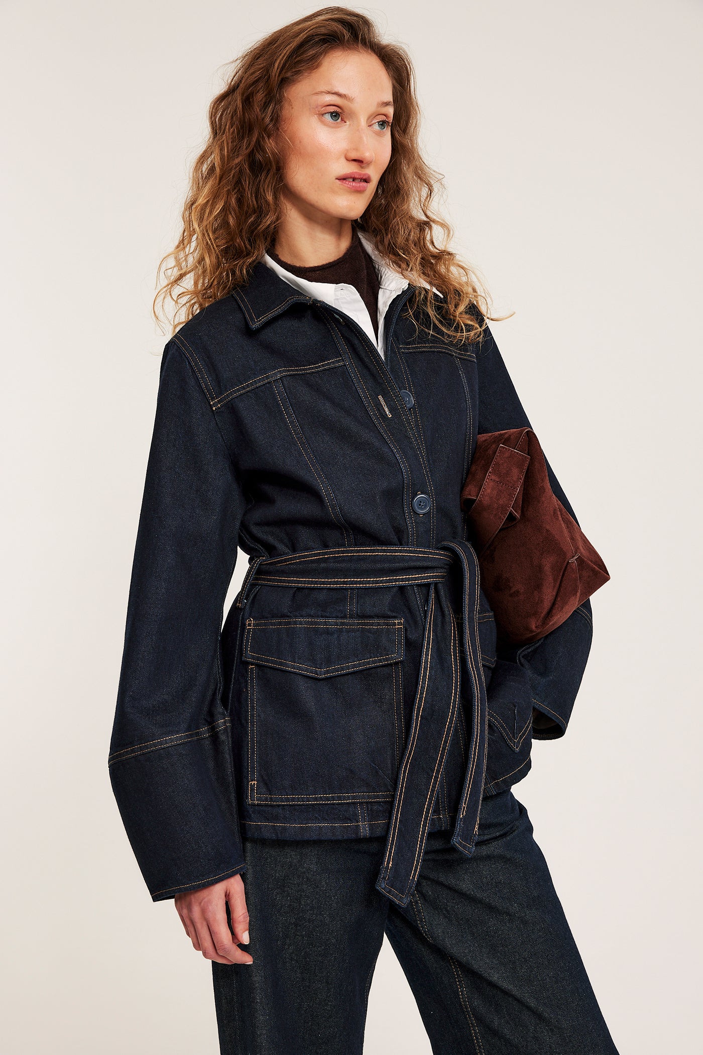 Dark denim