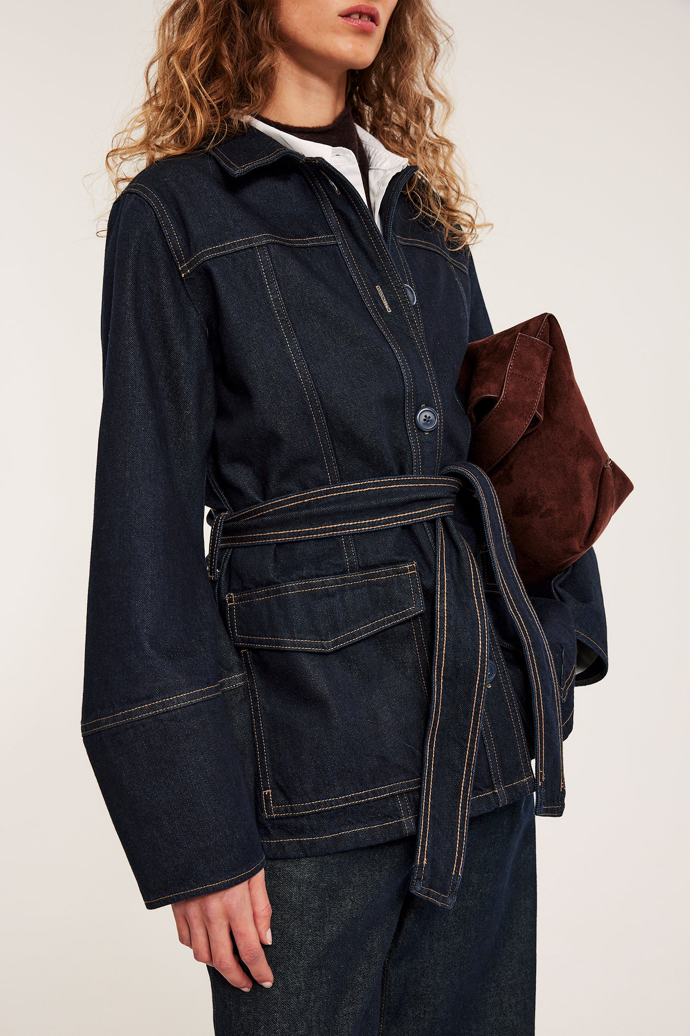 Dark denim