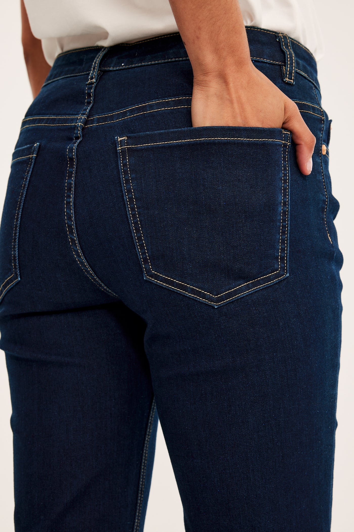 Dark denim