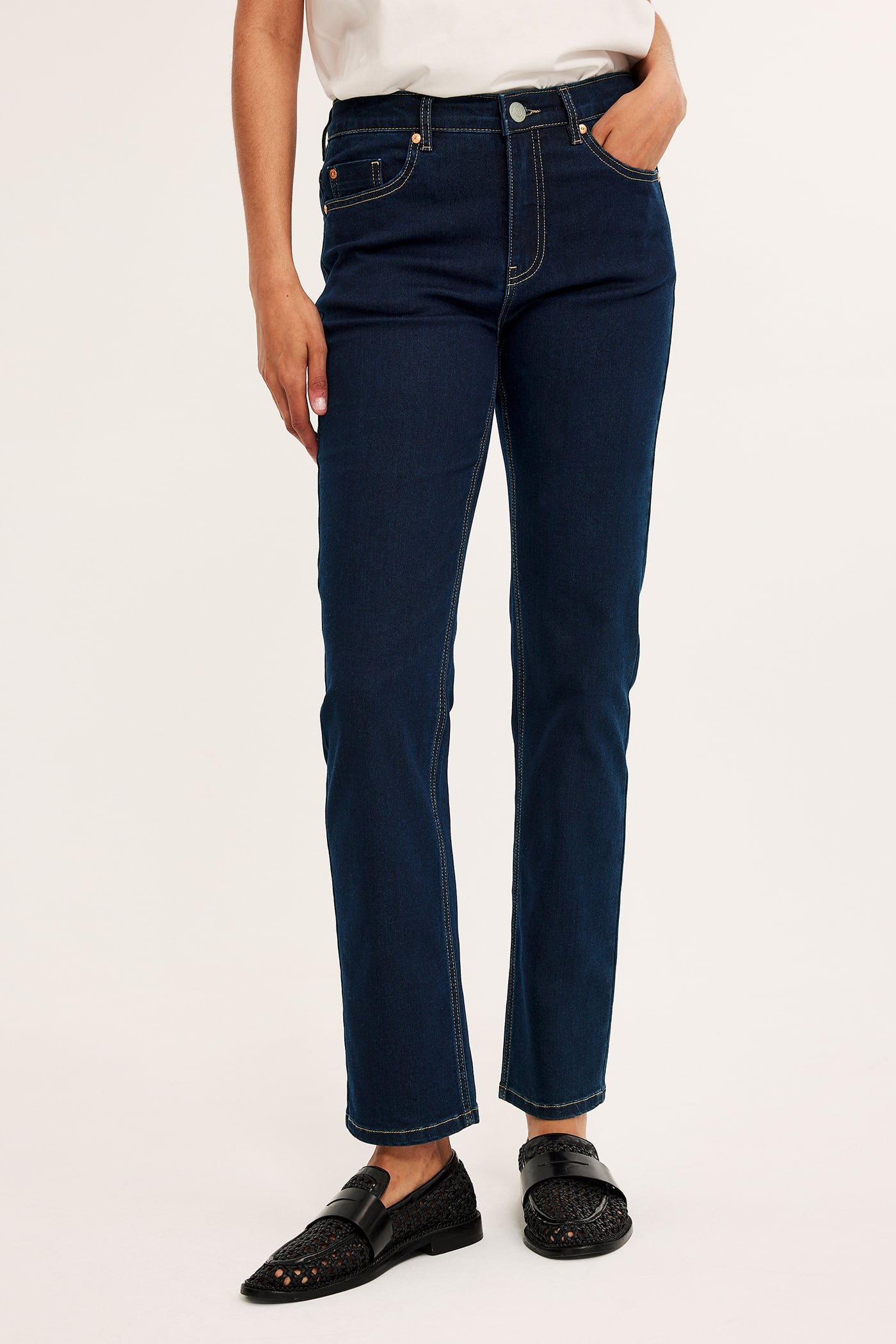 Dark denim