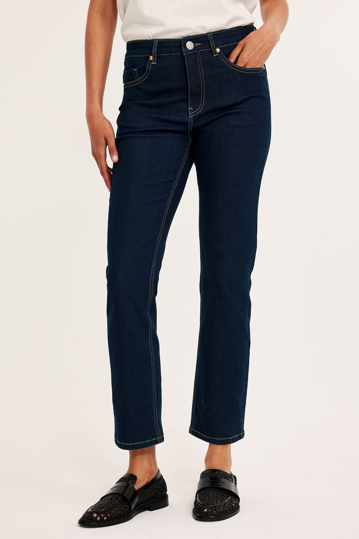 Dark denim