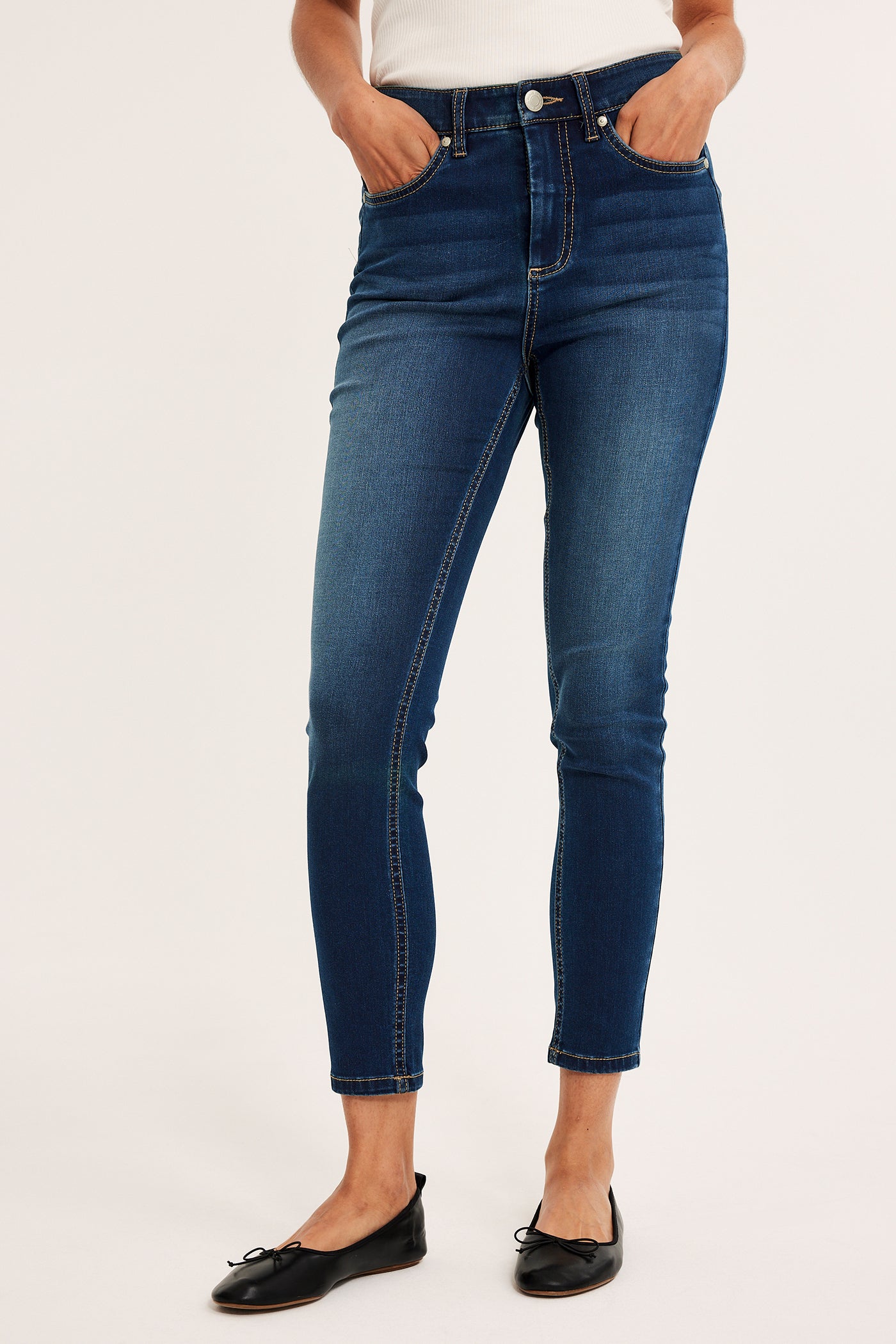 Dark denim