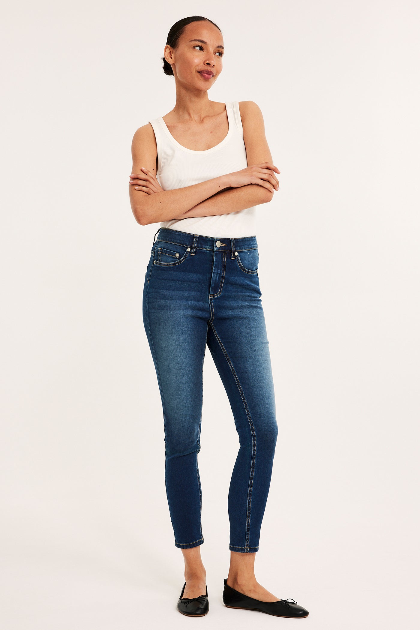 Dark denim