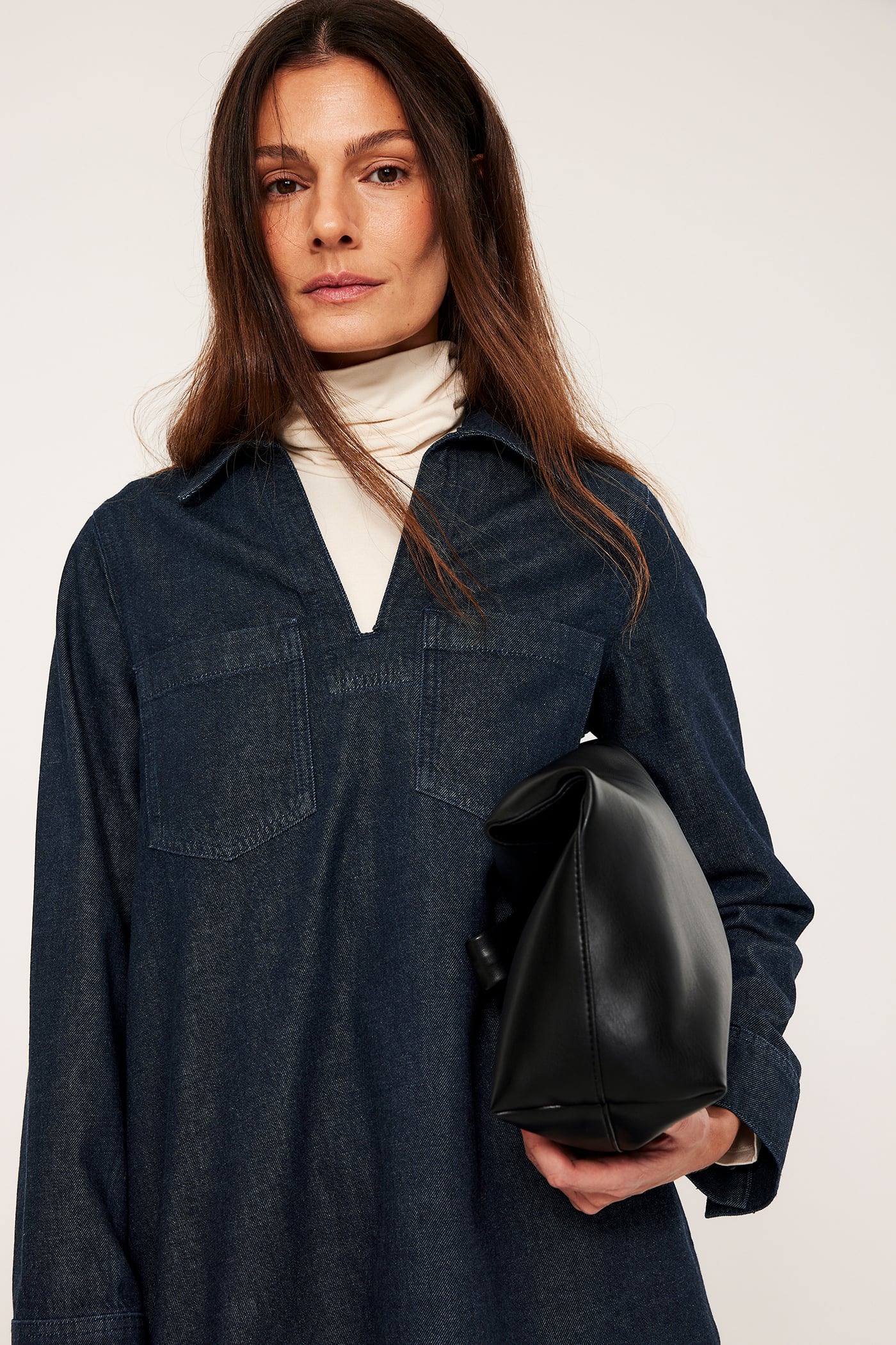 Dark denim