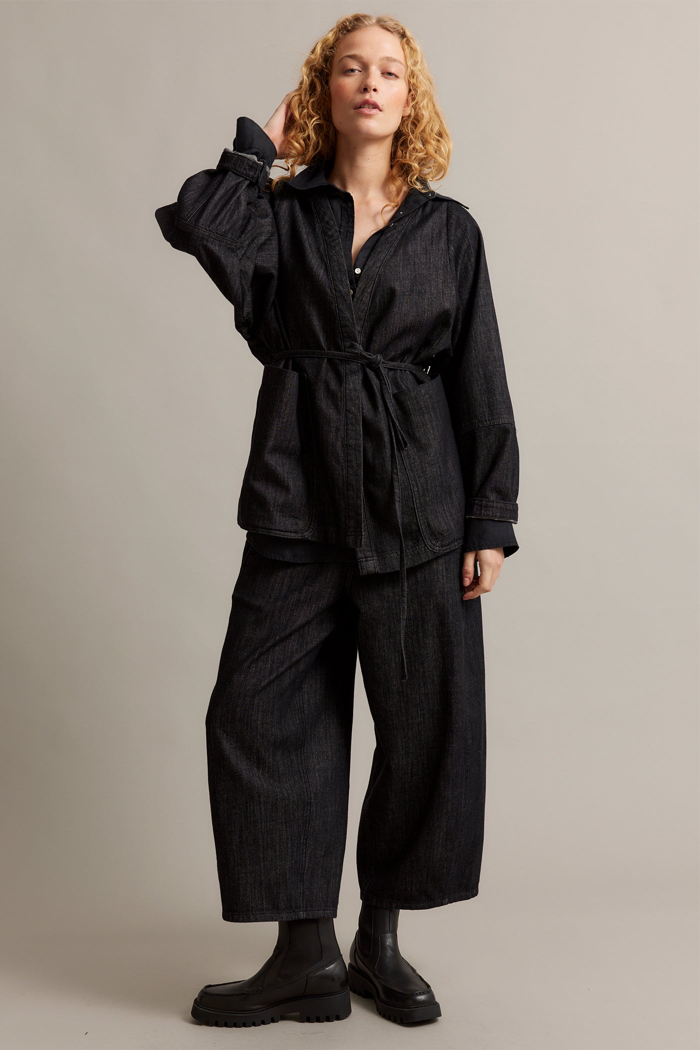 Black denim