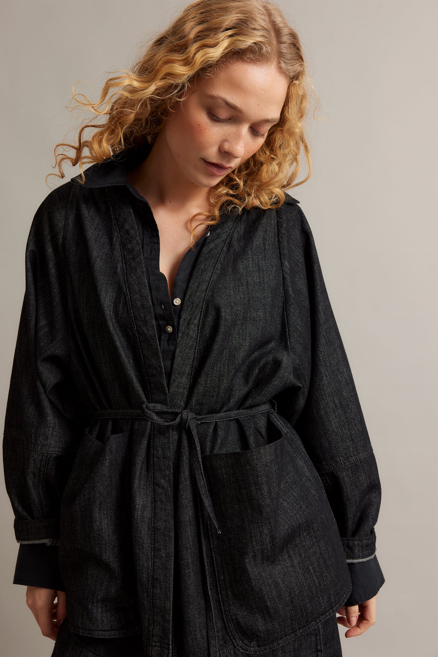 Black denim