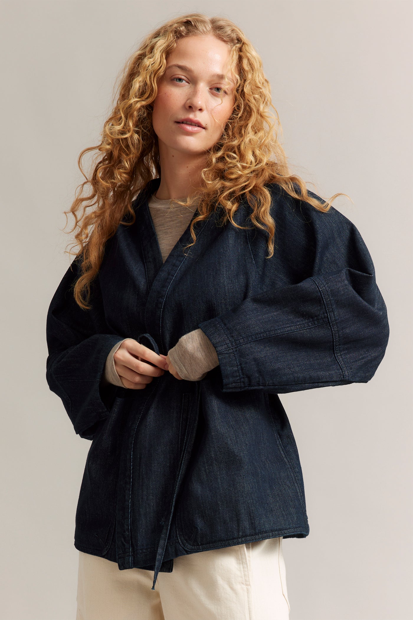 Dark denim